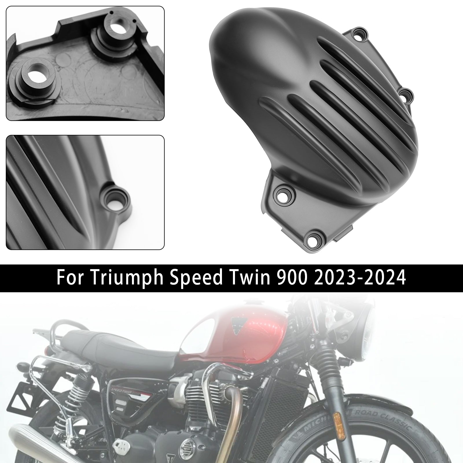 Front Sprocket Chain Guard Fairing Cover For Speed Twin 900 2023-2024