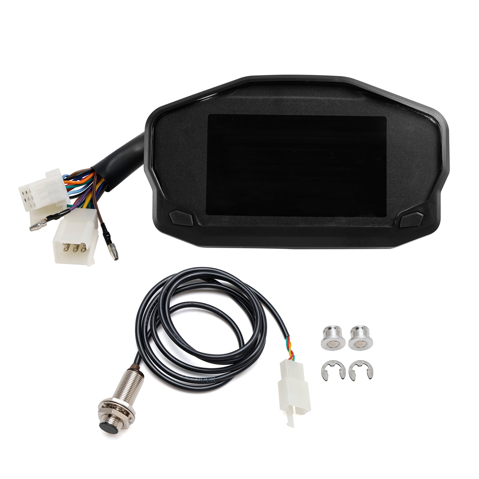 Backlight Lcd Rpm Digital Display Odometer Speedometer Universal For Motorcycle