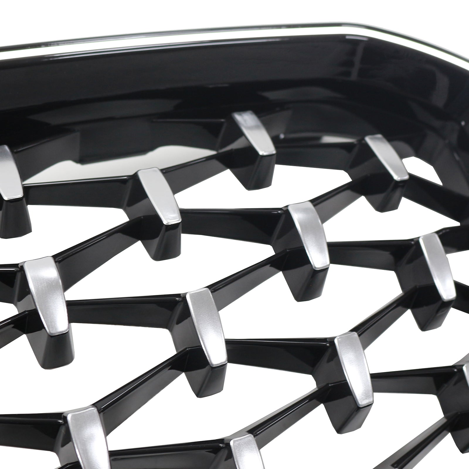 2022-2025 BMW X3 G01 X4 G02 Diamond Front Bumper Kidney Grille Chorme