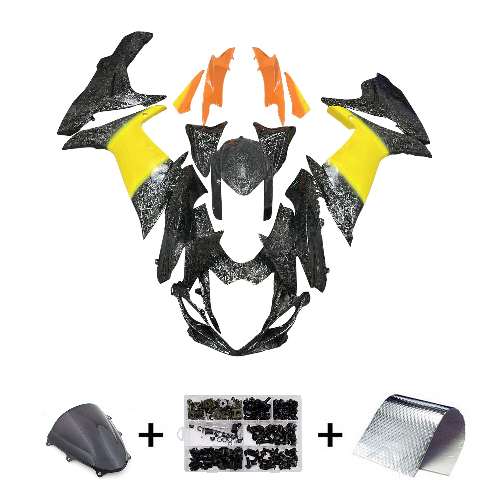 Kit de carenagem injeção Absos de plástico para Suzuki GSXR 600/750 2011-2025 K11