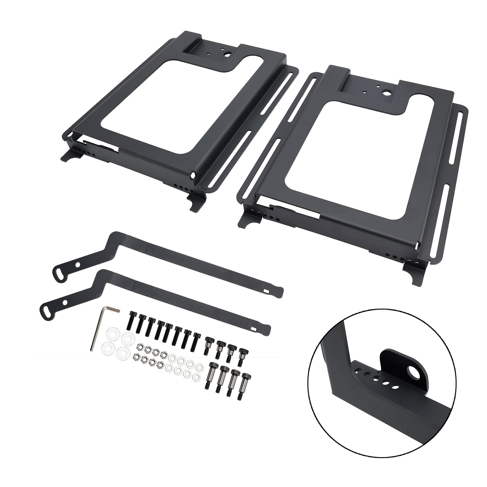 2X Lower Recline Seat Bases Set Fits For Polaris Rzr 800/900 1000 Xp Turbo Rs1