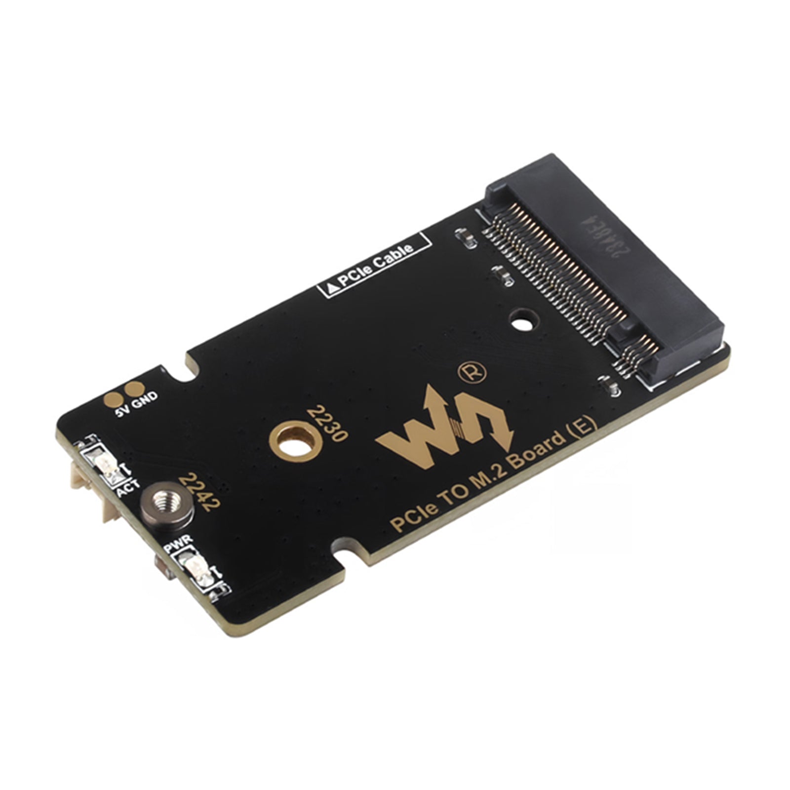 Adaptateur Raspberry Pi 5 PCIe vers M.2, carte d'extension 5/5B, protocole de disque dur Nvme