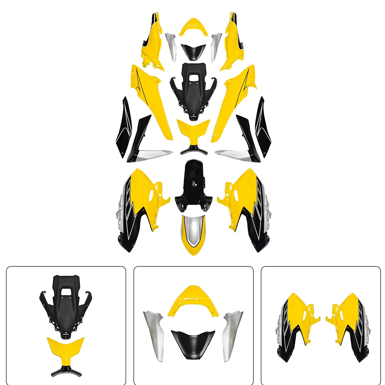 Kit de carénage de carrosserie par injection pour Yamaha TMAX560 2025-2026