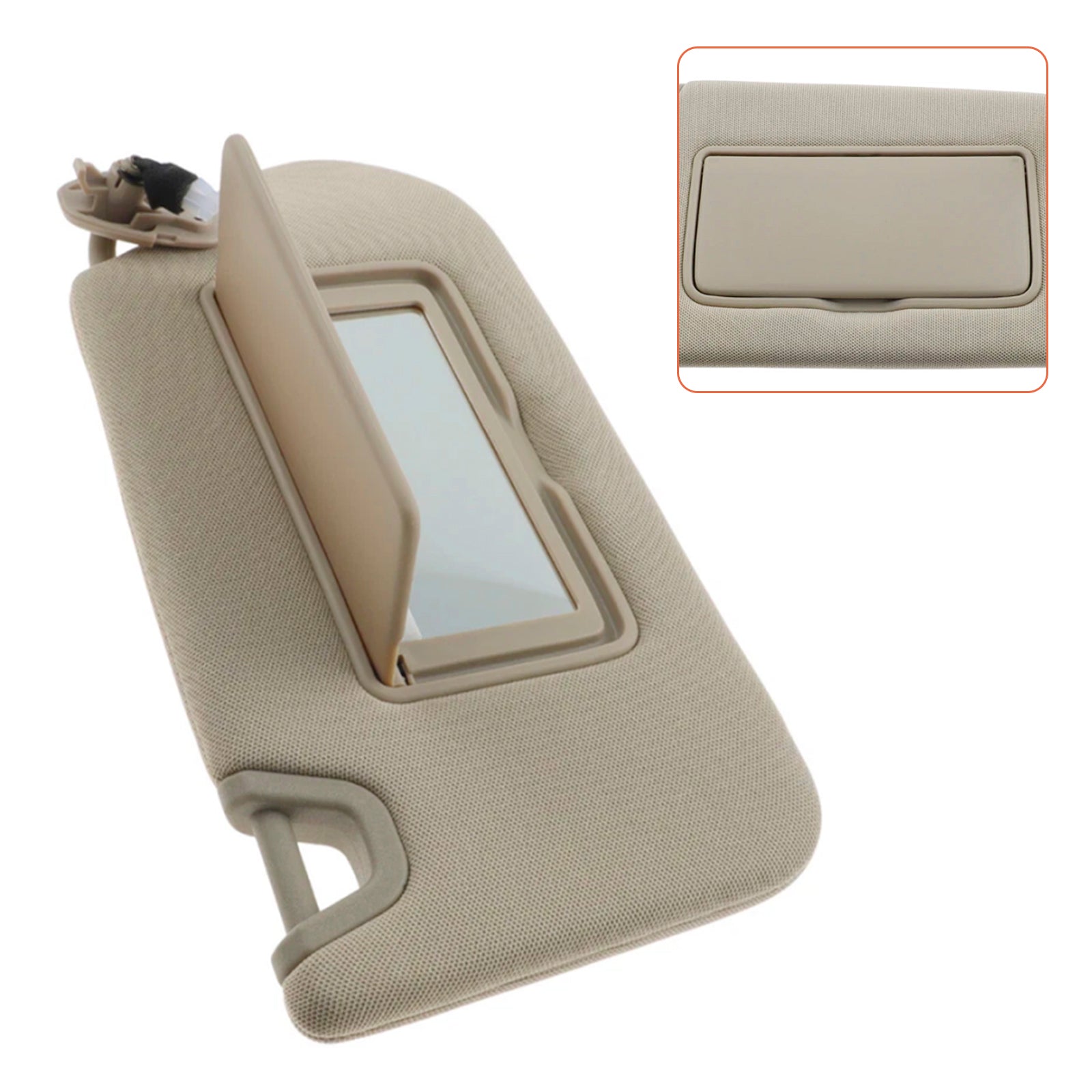 Visera solar para el lado del pasajero Nissan Altima 2013-2018, color beige, 964003TA2A