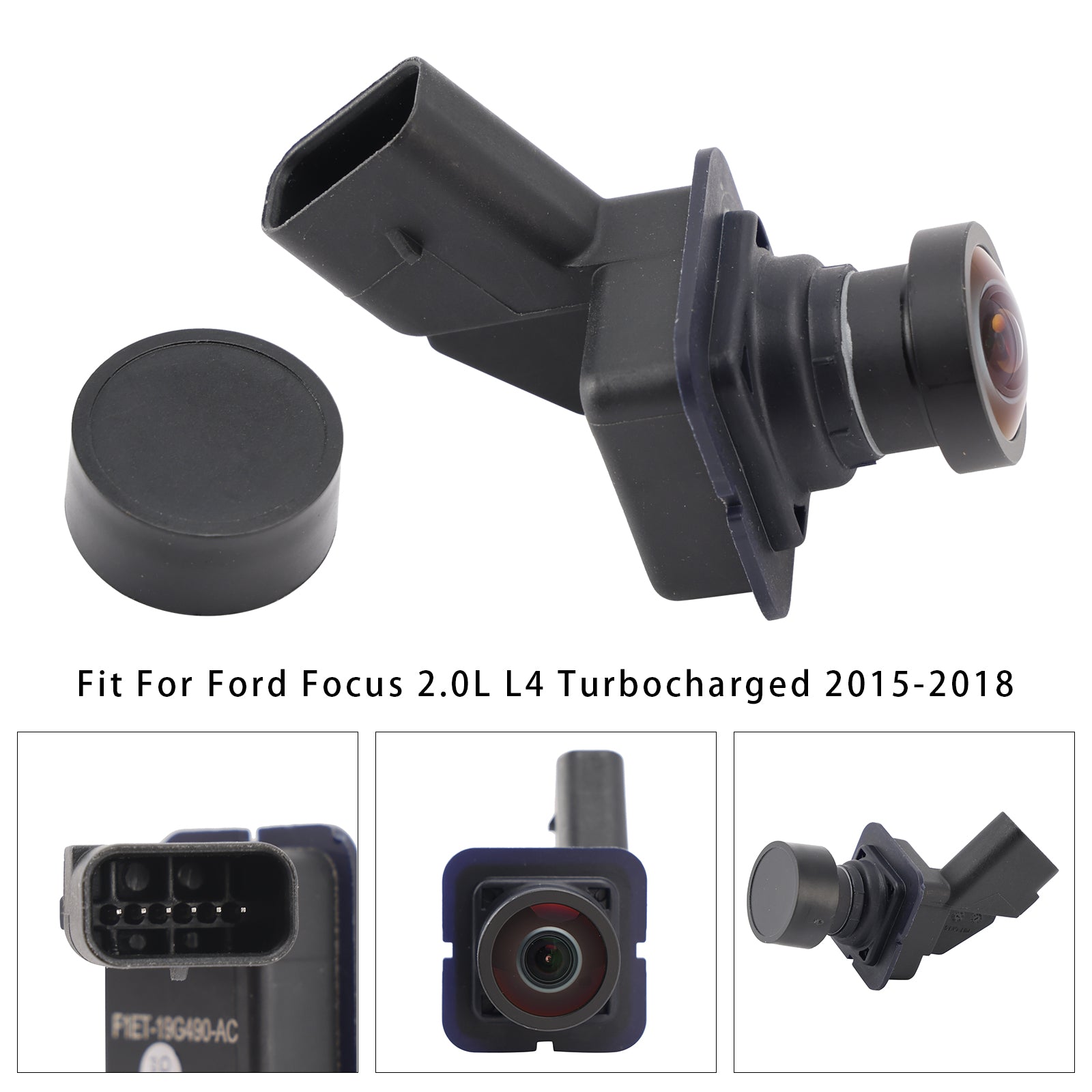 Câmera de backup reversa traseira Park Assist para Ford Focus 2015-2018 F1ET-19G490-AC