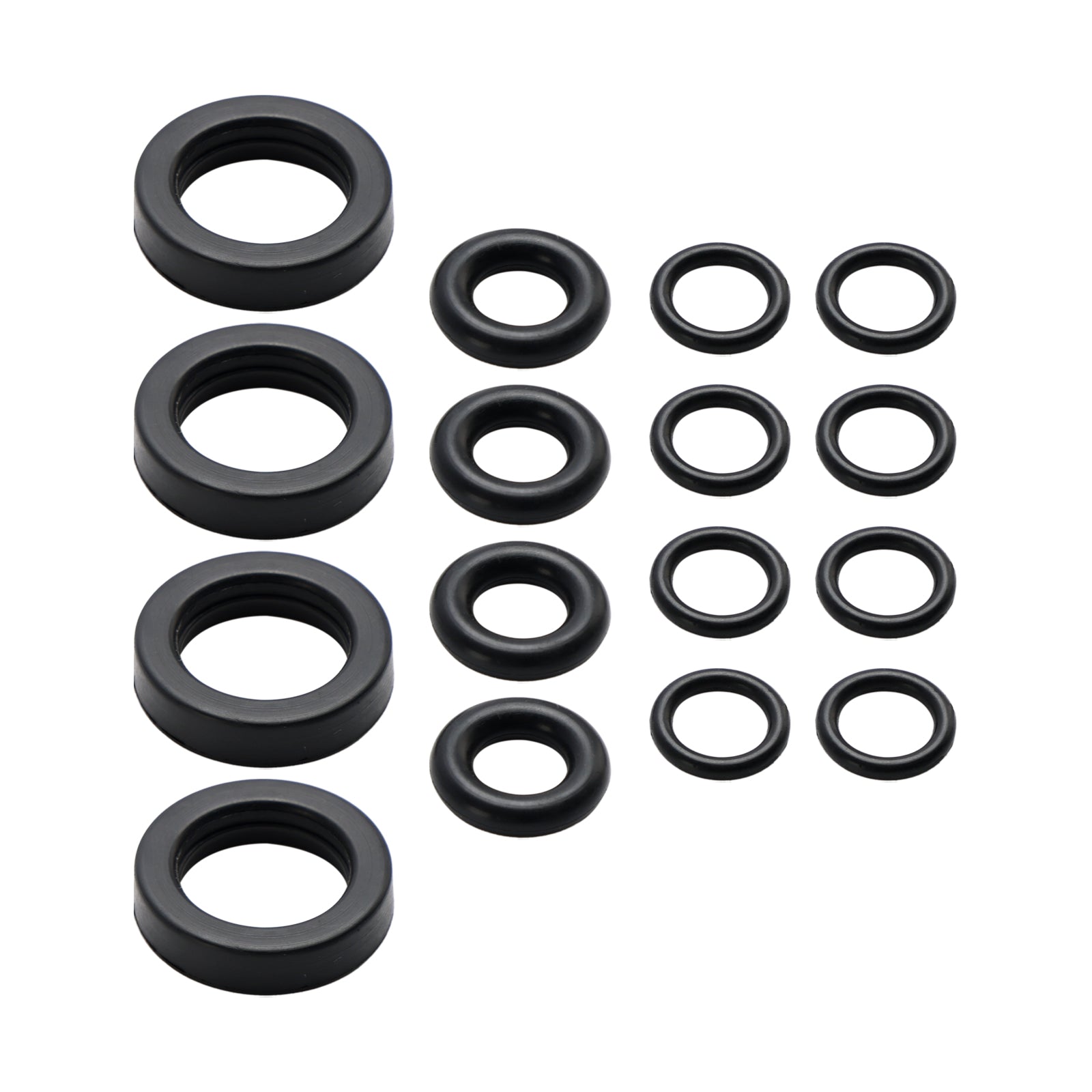 4PCS Fuel Injector Seal O-Ring Kit fit Honda Accord CRX Civic DelSol Prelude