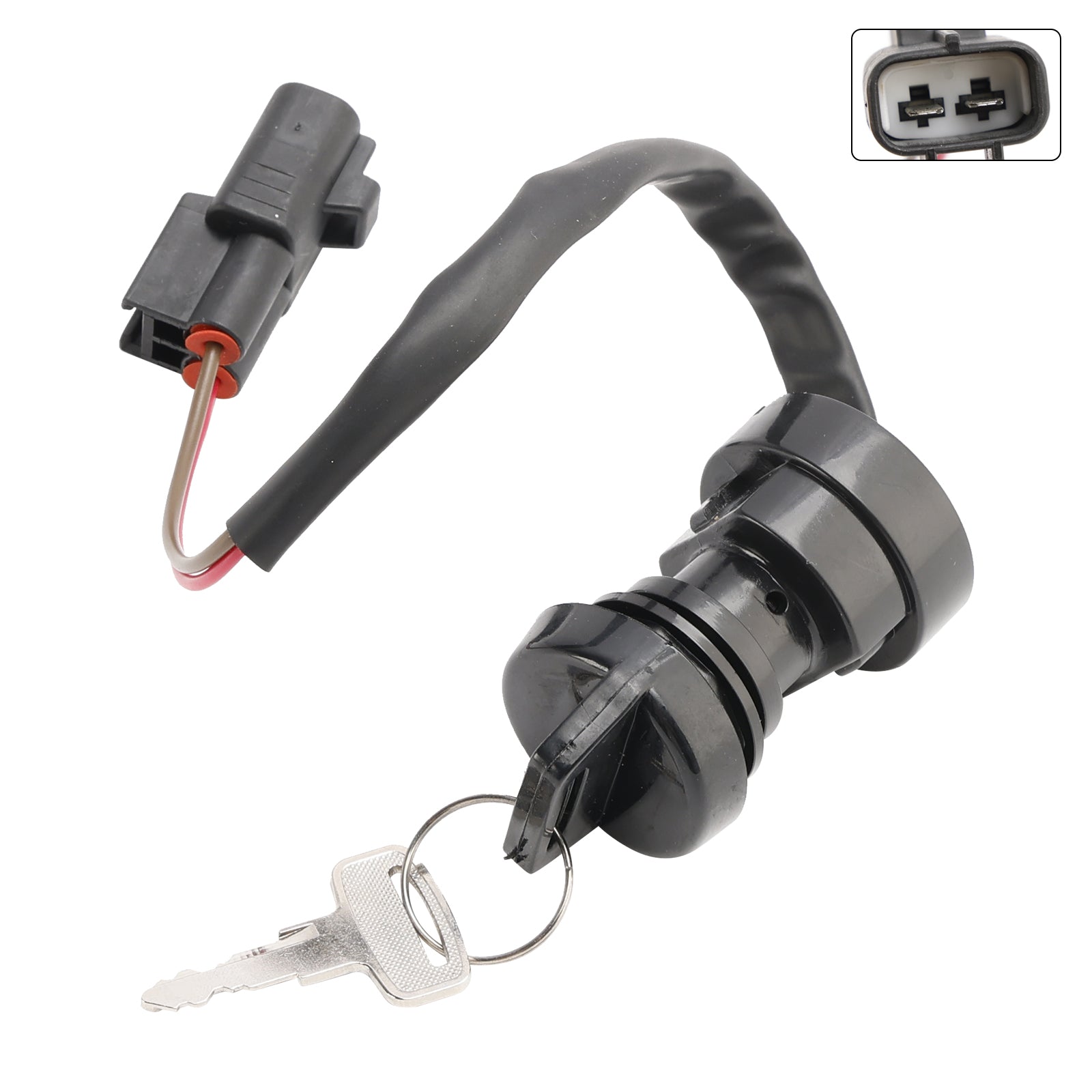 Clé de l'interrupteur d'allumage pour Yamaha Big Bear 400 YFM400 YFM 400 2x4 4x4 2002-2008