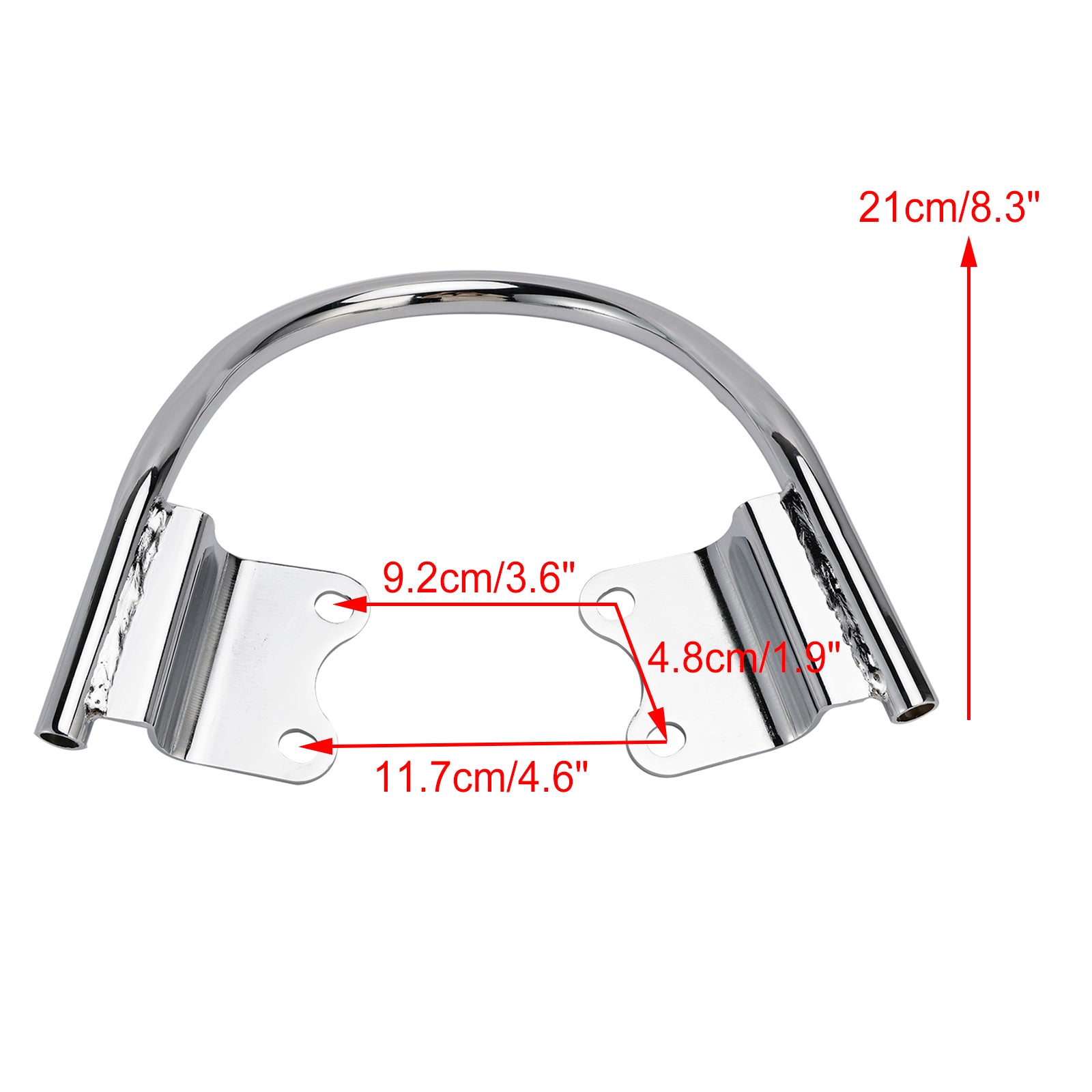 Soporte de mano para reposabrazos de pasajero apto para Honda MSX 125 Grom 125 2021-2024 (JC92)