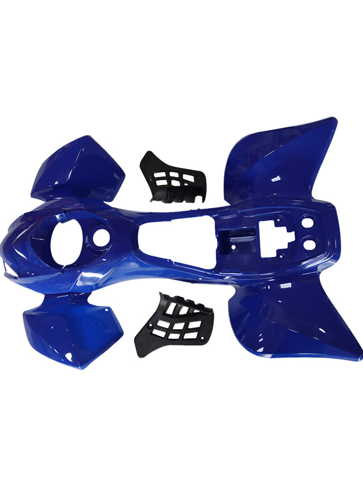 Kit de couverture de garde-boue de carénage en plastique 125cc Tiger Quad Dirt Bike ATV bleu