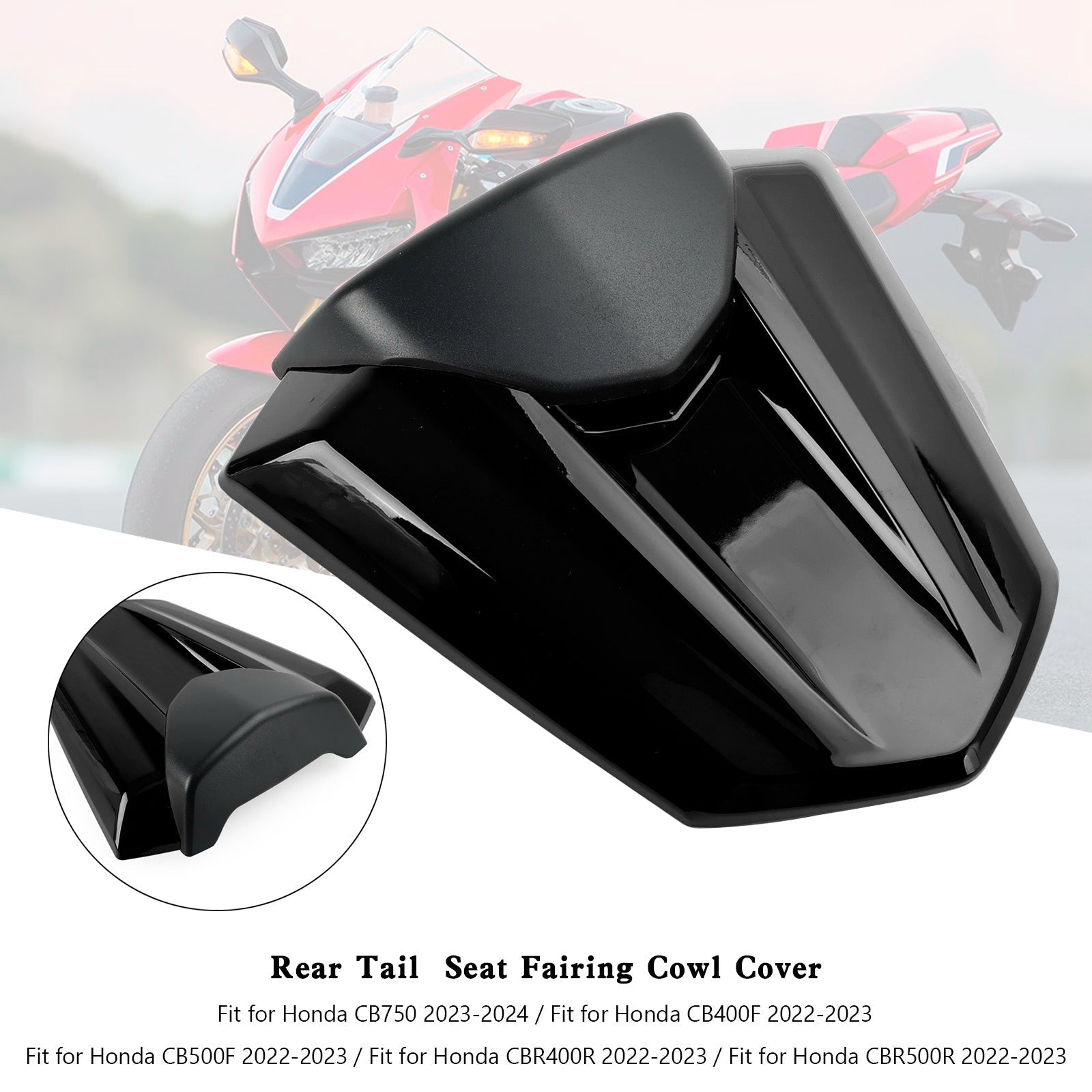 Housse de carénage de siège arrière Honda CBR500R 2022-2023