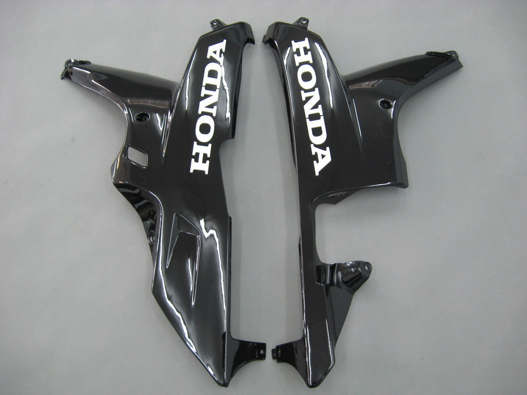 2007-2008 CBR600RR Bodywork Fairing White & Black ABS Injection Molded Plastics Set Generic