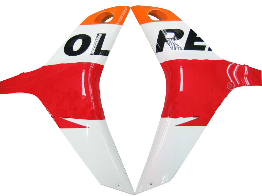 2009-2012 Honda CBR 600 RR oranje en wit Repsol Racing stroomlijnkappen algemeen