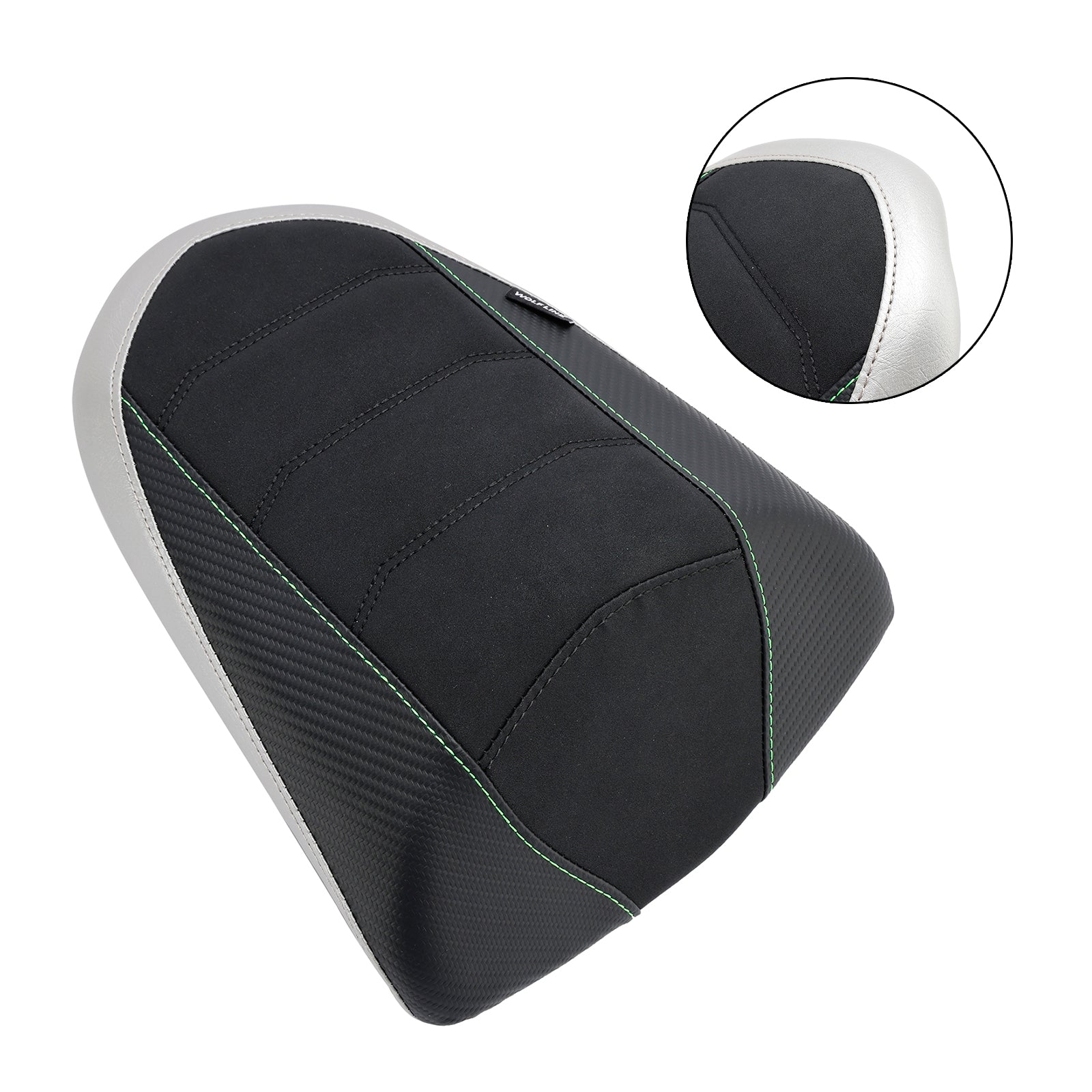 2022-2023 KAWASAKI Ninja 1000SX Coussin de siège passager arrière plat vert