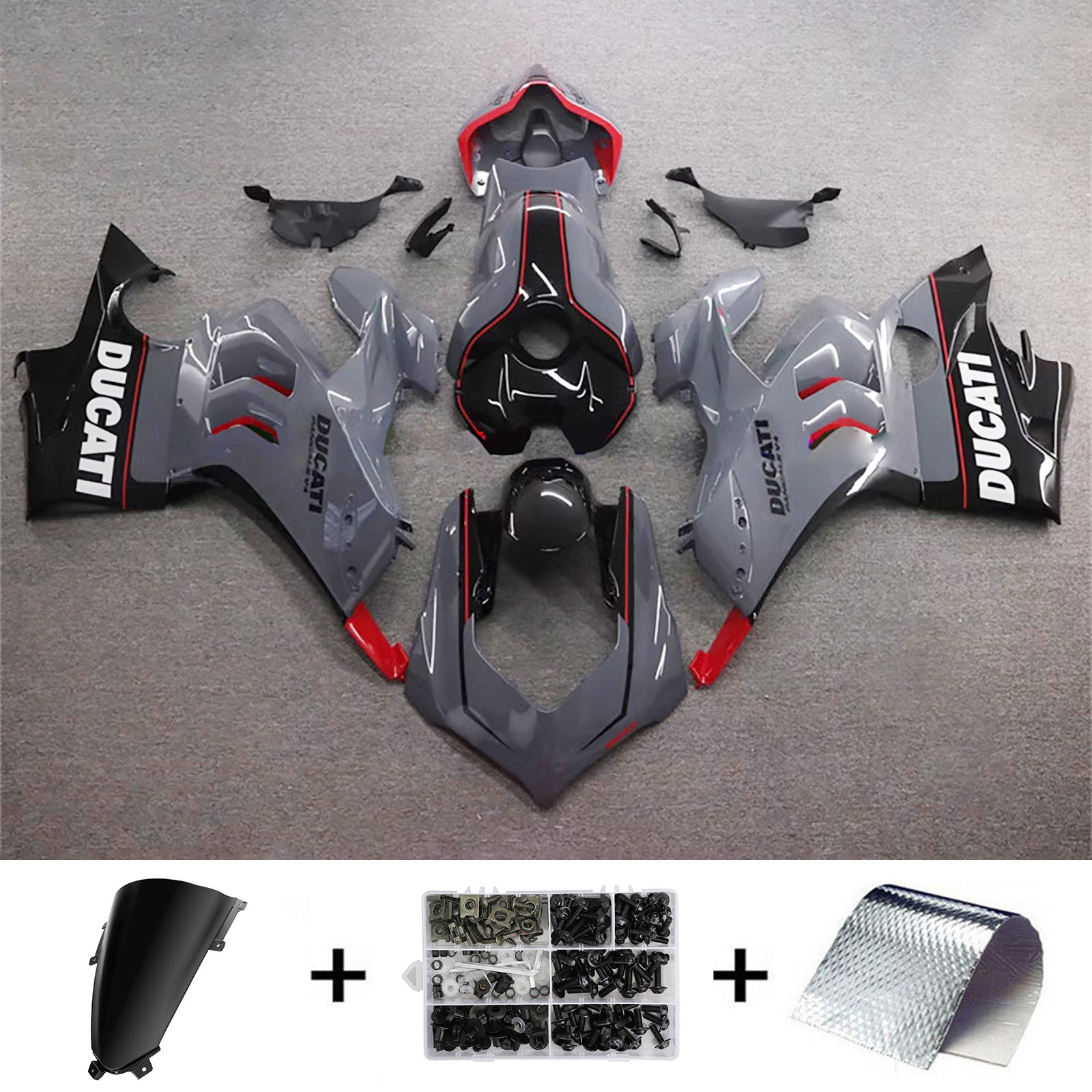 2020-2021 Ducati Panigale V4/V4S 2019-2022 V4SP/V4R Kit de camerage d'injection de carrosserie