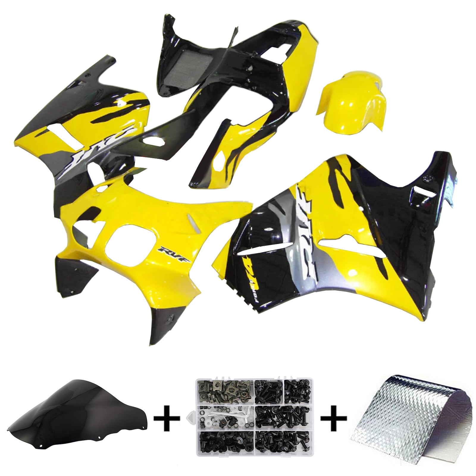 1994-1998 Honda RVF400 NC35 Kit de carénage d'injection carrosserie plastique ABS