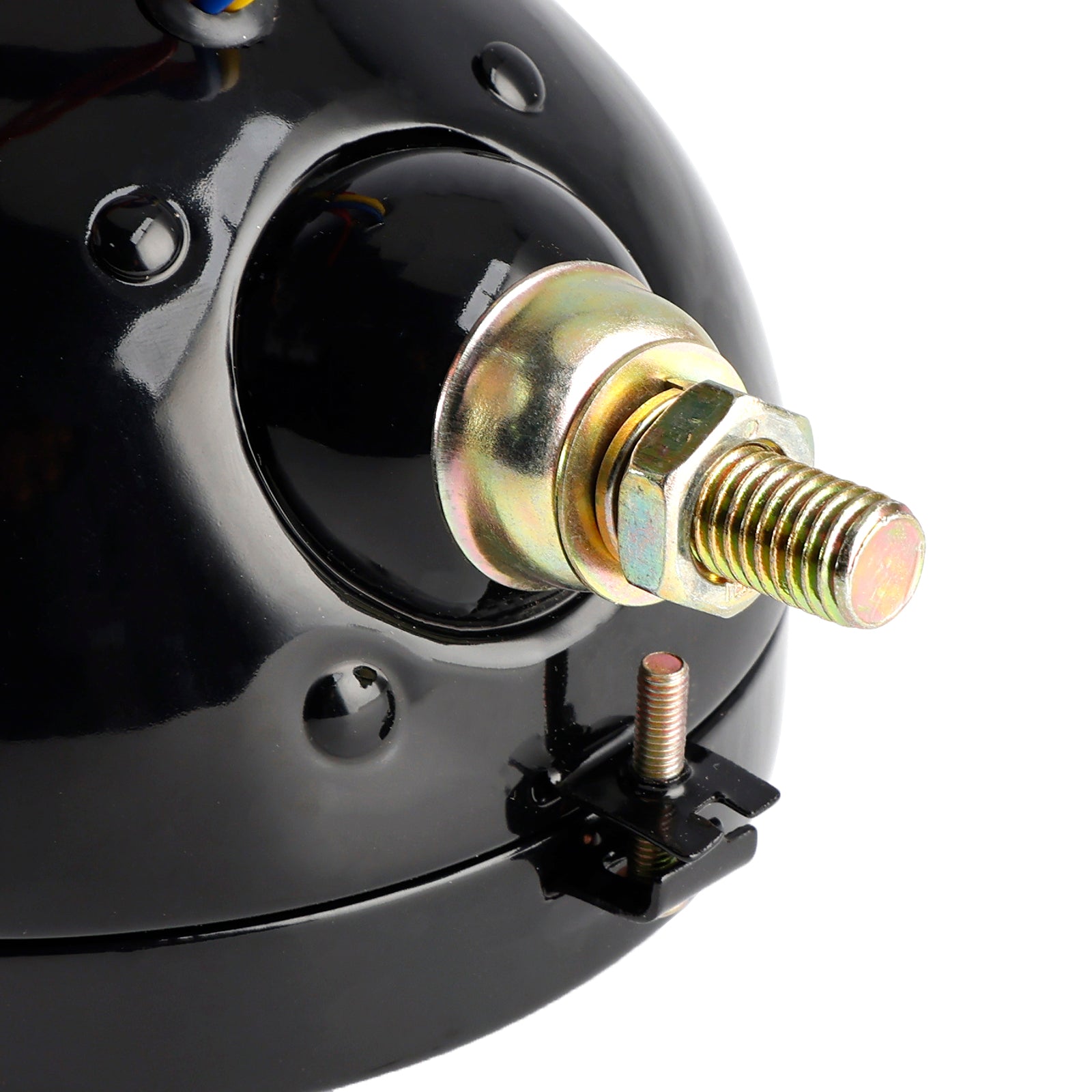 Phare antibrouillard à 9 ampoules personnalisé 5.75" Noir pour Racer Bobber Chopper