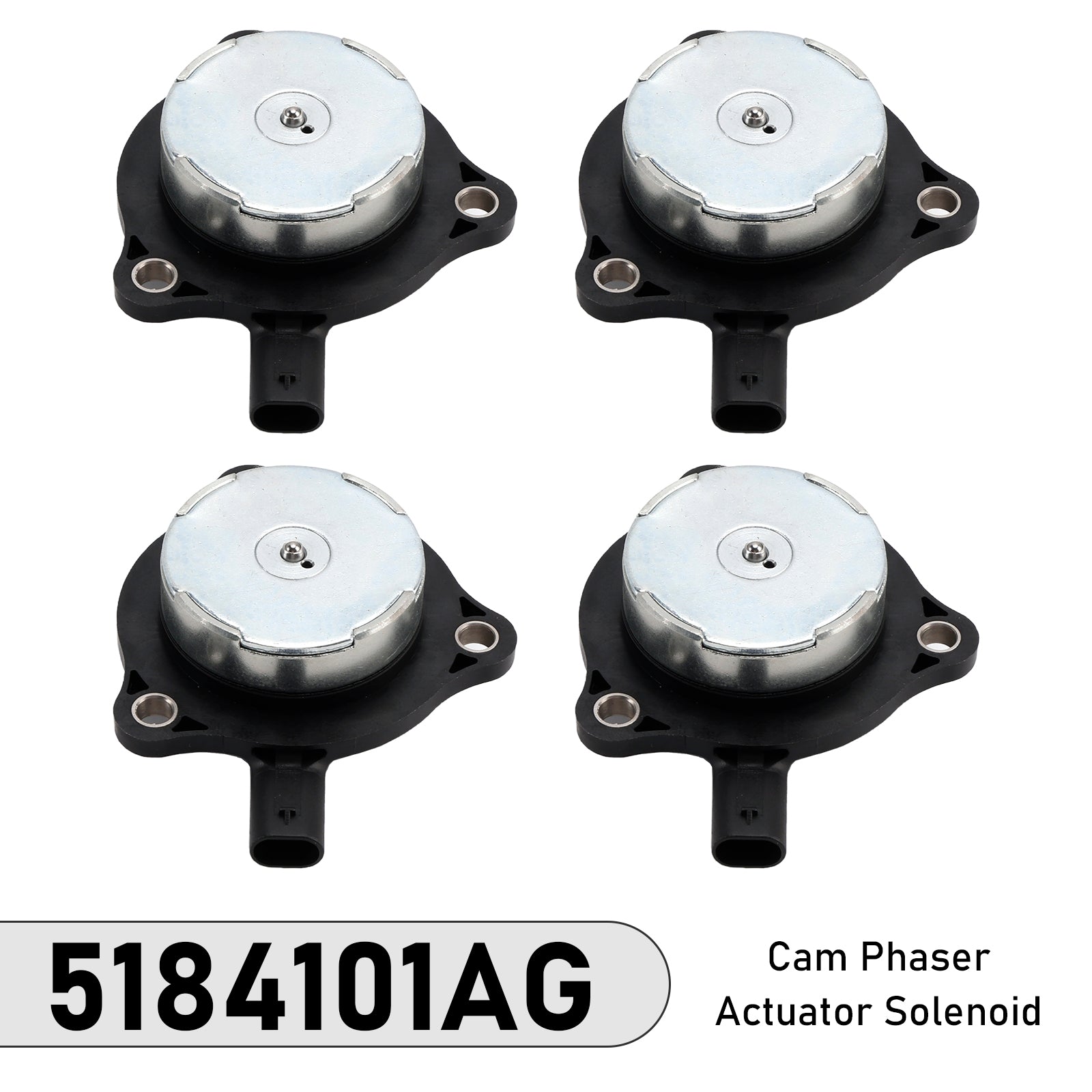 4PCS Cam Phaser Actuator Solenoid for Dodge Grand Caravan 3.6L 2011-20 5184101AG
