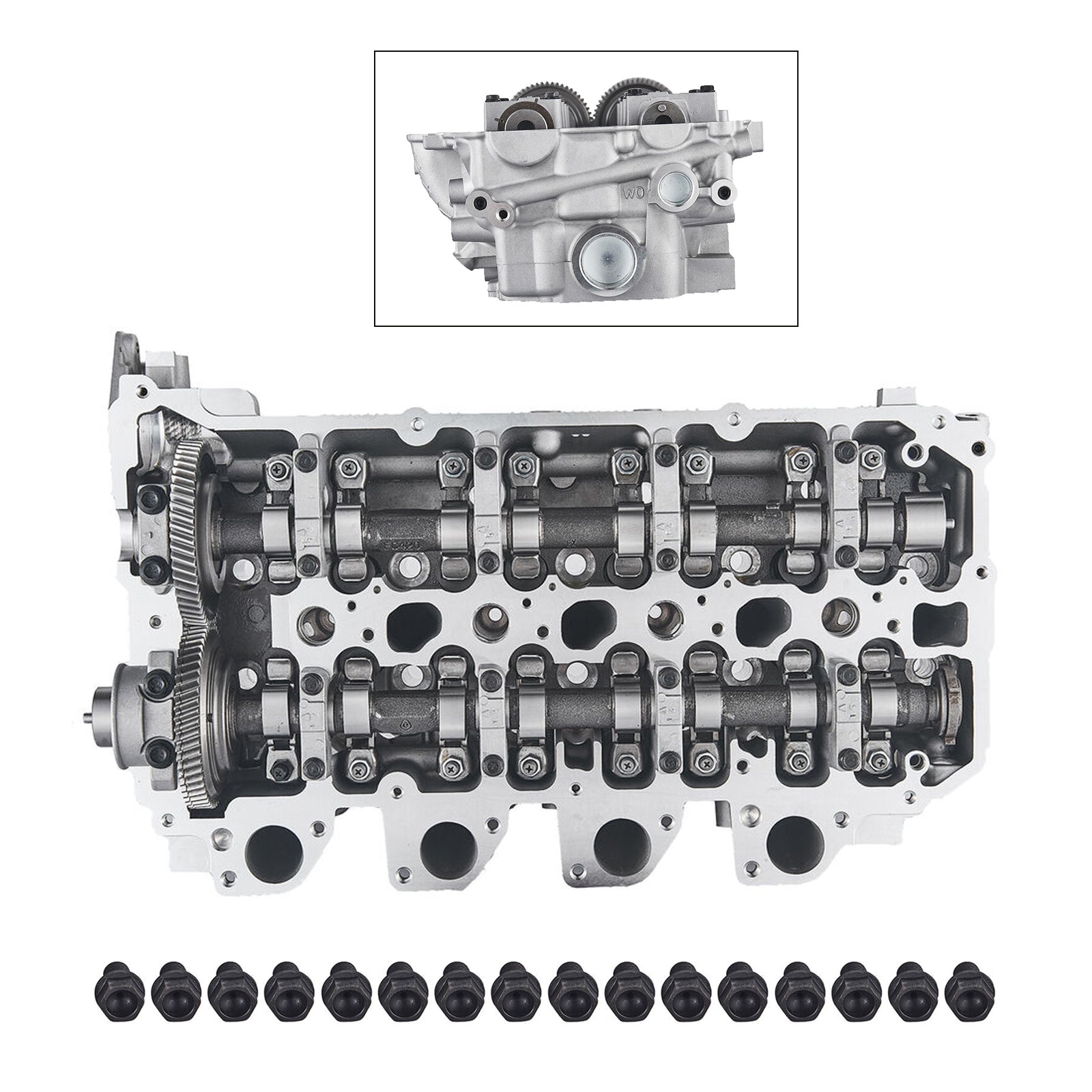 Volledig geassembleerde cilinderkop voor Mitsubishi L200 L300 4D56-HP 2.5L DOHC Diesel