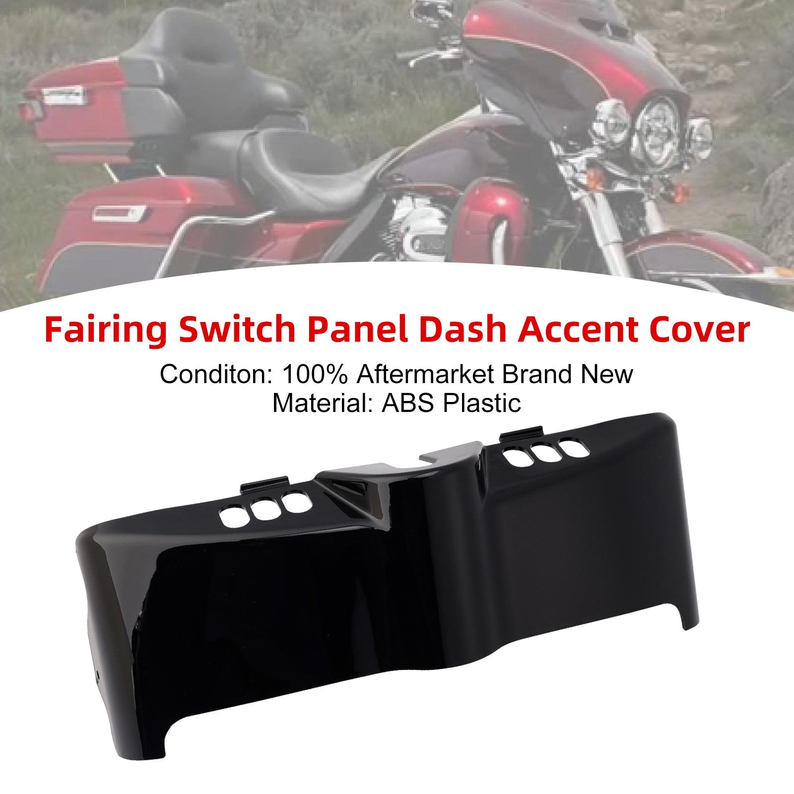 Fairing Switch Panel Dash Accent Cover For Touring Electra Street 2014-2024