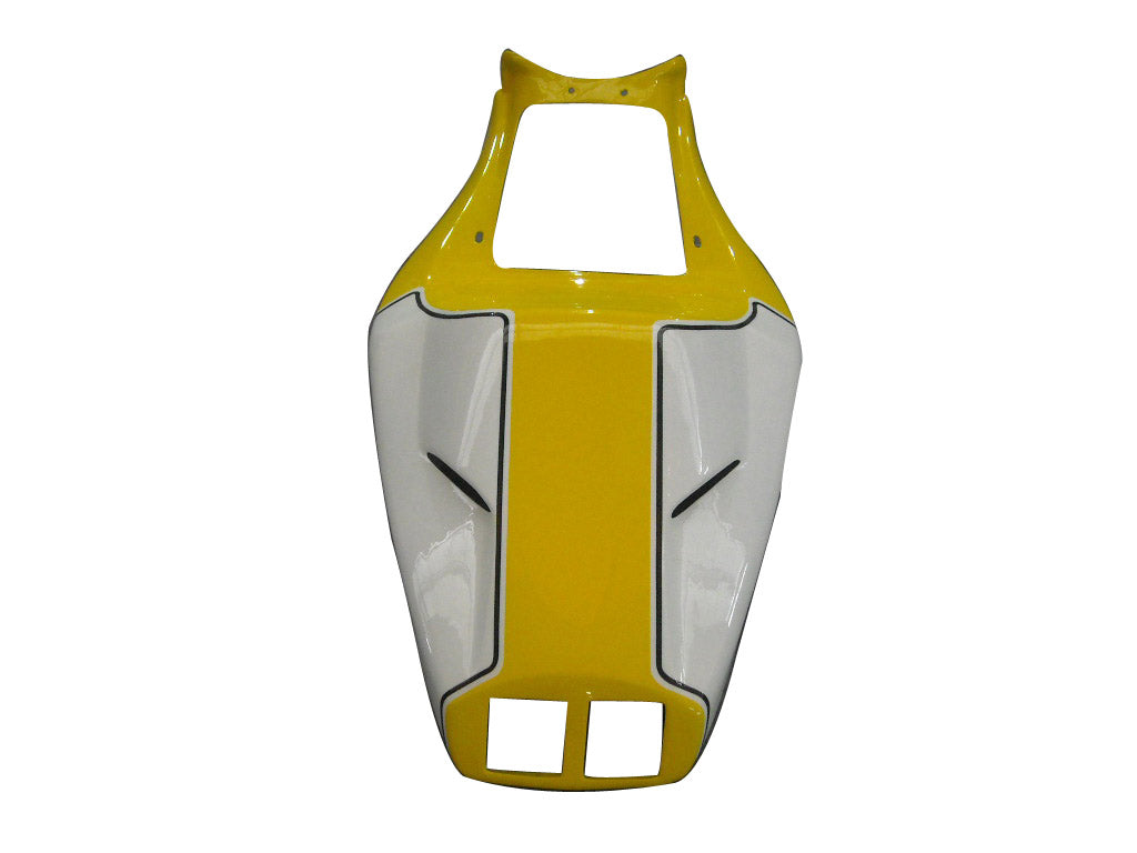 1996-2002 Ducati 996/748 Yellow White Xerox Bodywork Fairing ABS Injection Mold 9# Generic