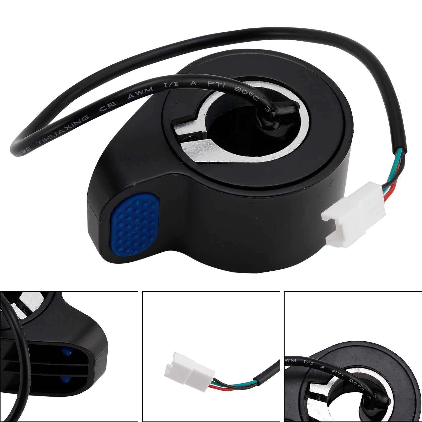 Poignée d'accélérateur pour trottinette électrique Xiaomi 4 Pro (1ère génération) bleue