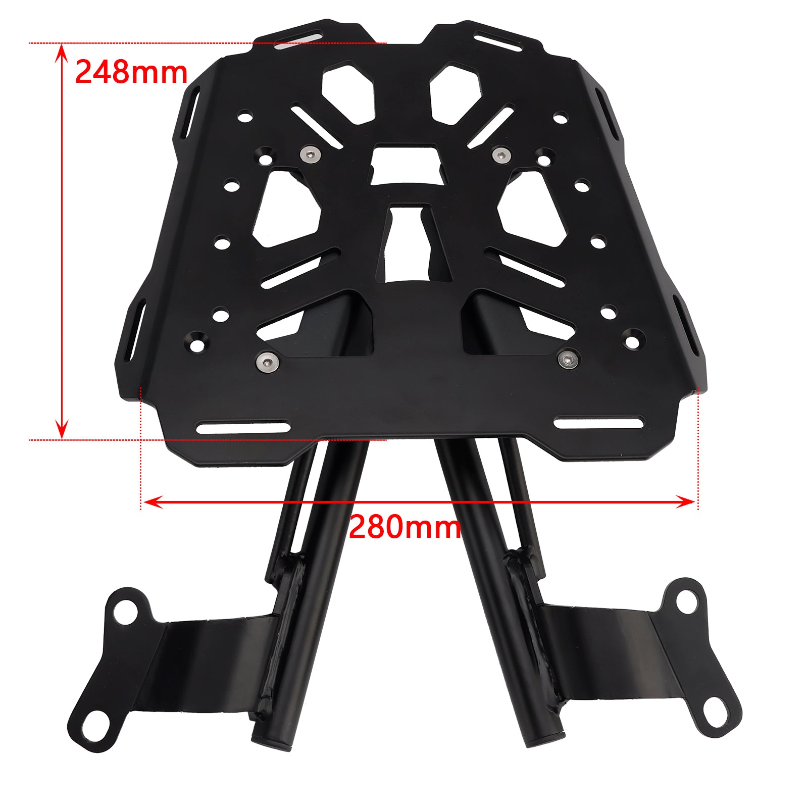 REAR CARGO RACK LUGGAGE CARRIER - BLACK FOR HONDA CB500F CB 400 500 X 2013-2023
