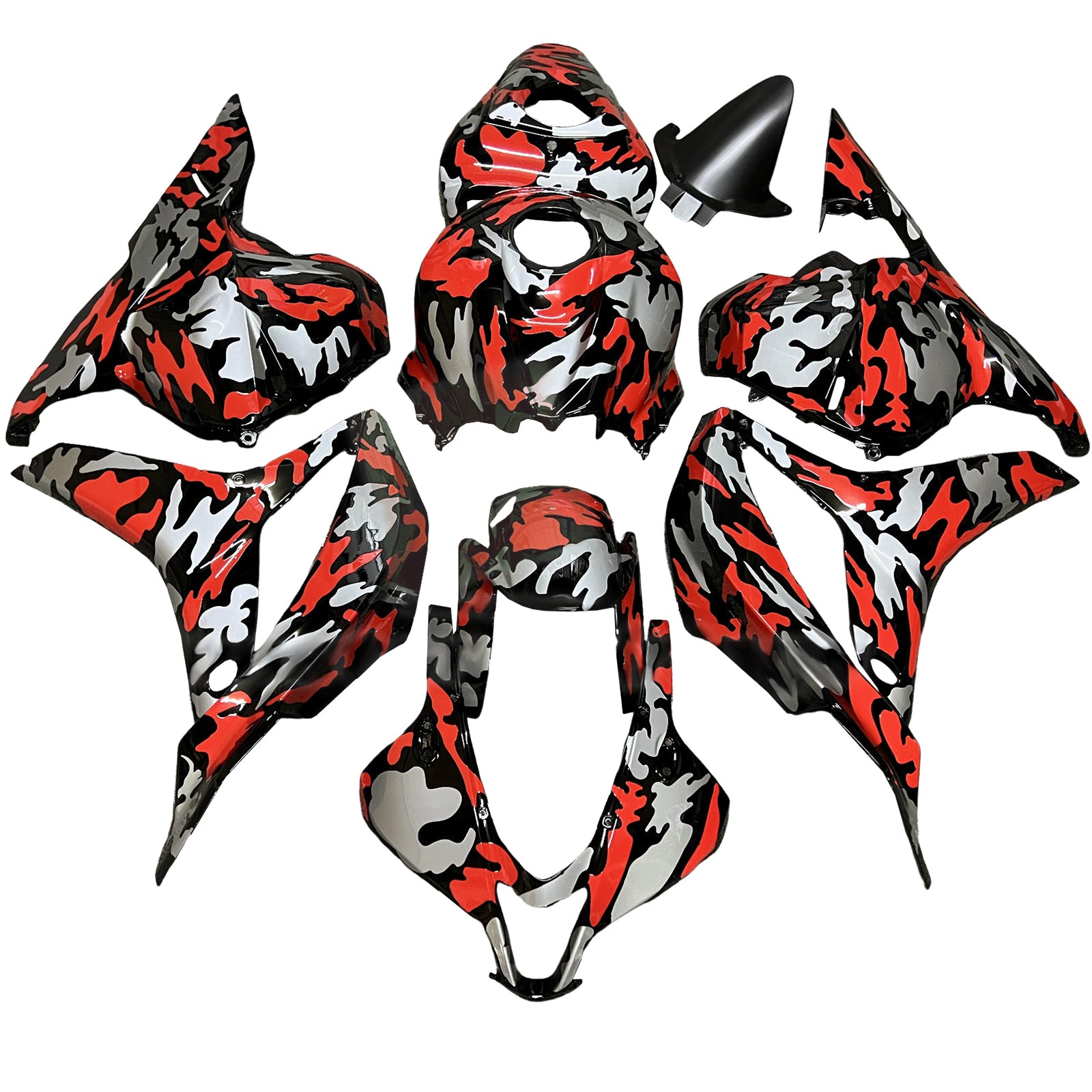 Injektionsmässa Kit Bodywork Plastic ABS för Honda CBR600RR 2009-2012 F5