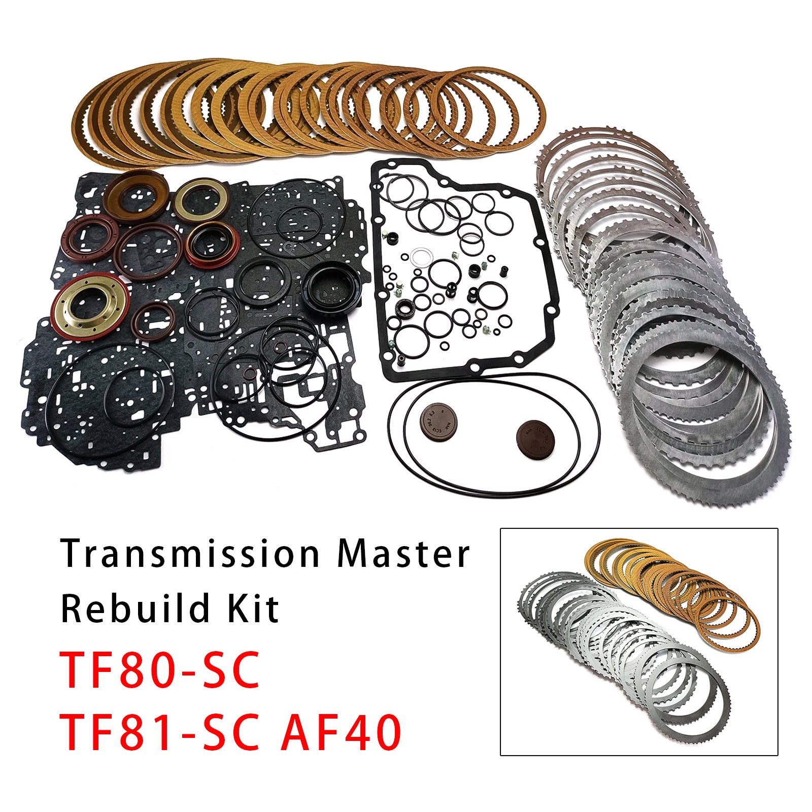 TF80-SC TF81-SC AF40 Transmission Master Rebuild Kit For Ford Land Rover