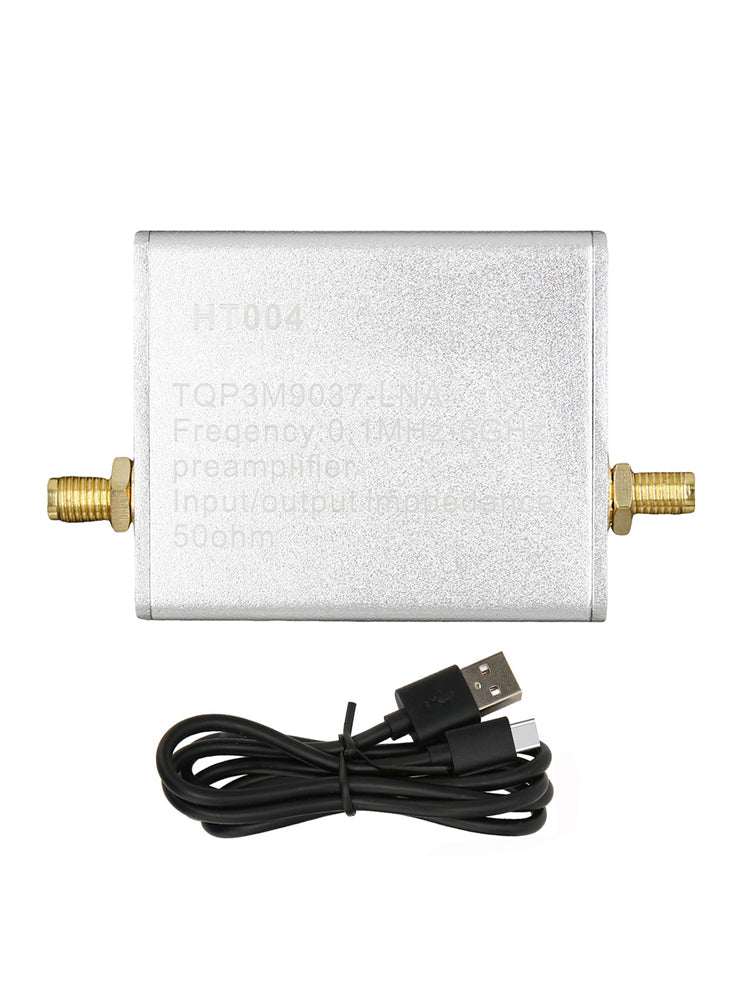 100K-6GHz Full Band Low Noise Amplifier 20dB High Gain Power Preamplifier HT004