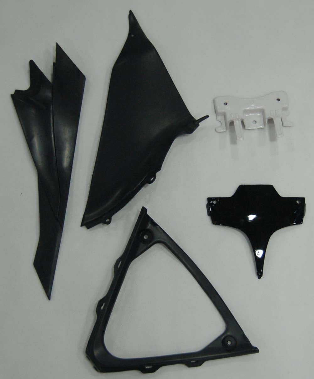 2008-2010 Suzuki GSXR 600 750 Noir Argent Jordan Racing Carénages Générique