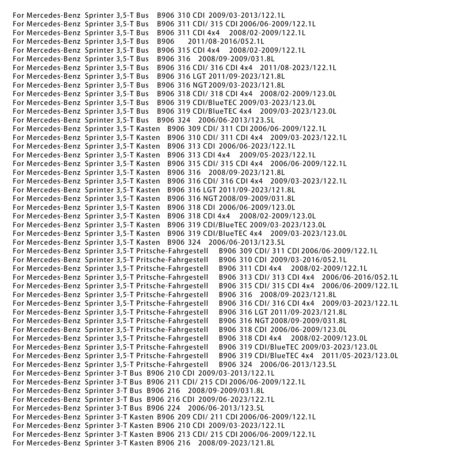 Power Steering Rack Pinions 68048697AA For Mercedes-Benz Sprinter B906