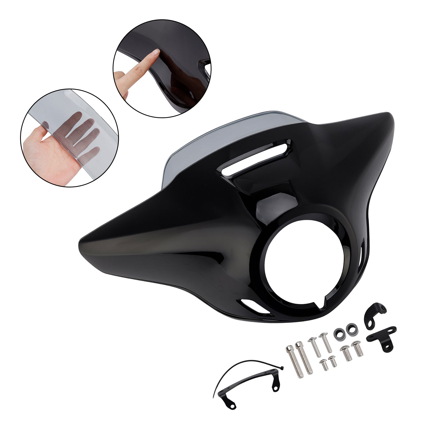 Windshield WindScreen Headlight Fairing fit for HONDA CM300 CM500 2021-2024