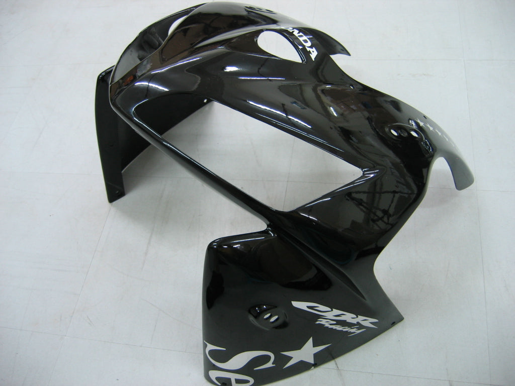 2005-2006 Honda CBR 600 RR zwart en zilver SevenStars Racing stroomlijnkappen algemeen