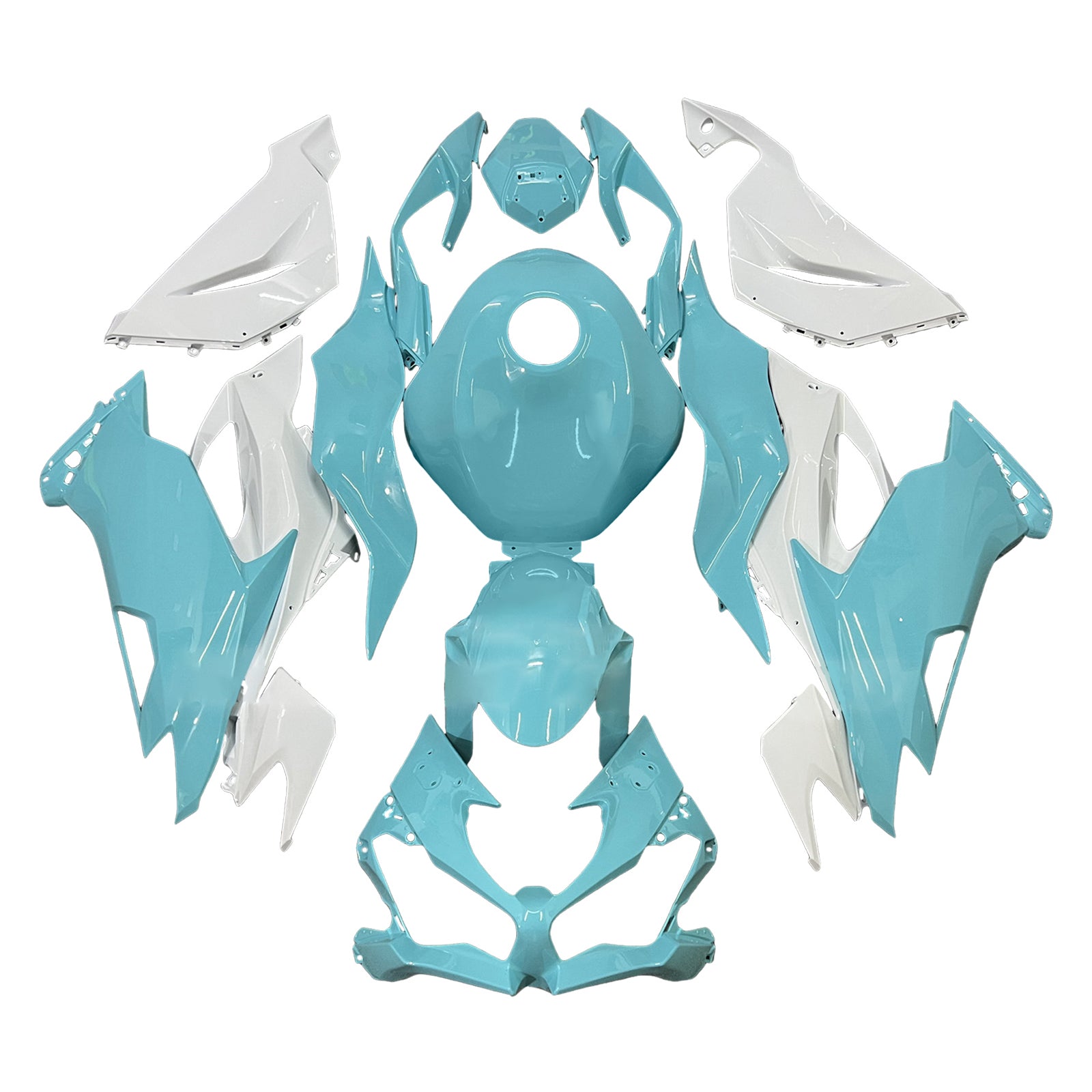 Injection Fairing Kit Bodywork Plastic ABS fit For Kawasaki ZX6R 2019-2023