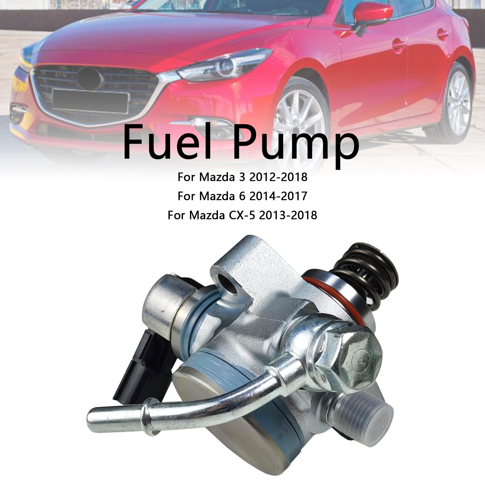 2012-2018 Mazda 3 Høyt trykk drivstoffpumpe PE19-20-3F0 PE19203F0