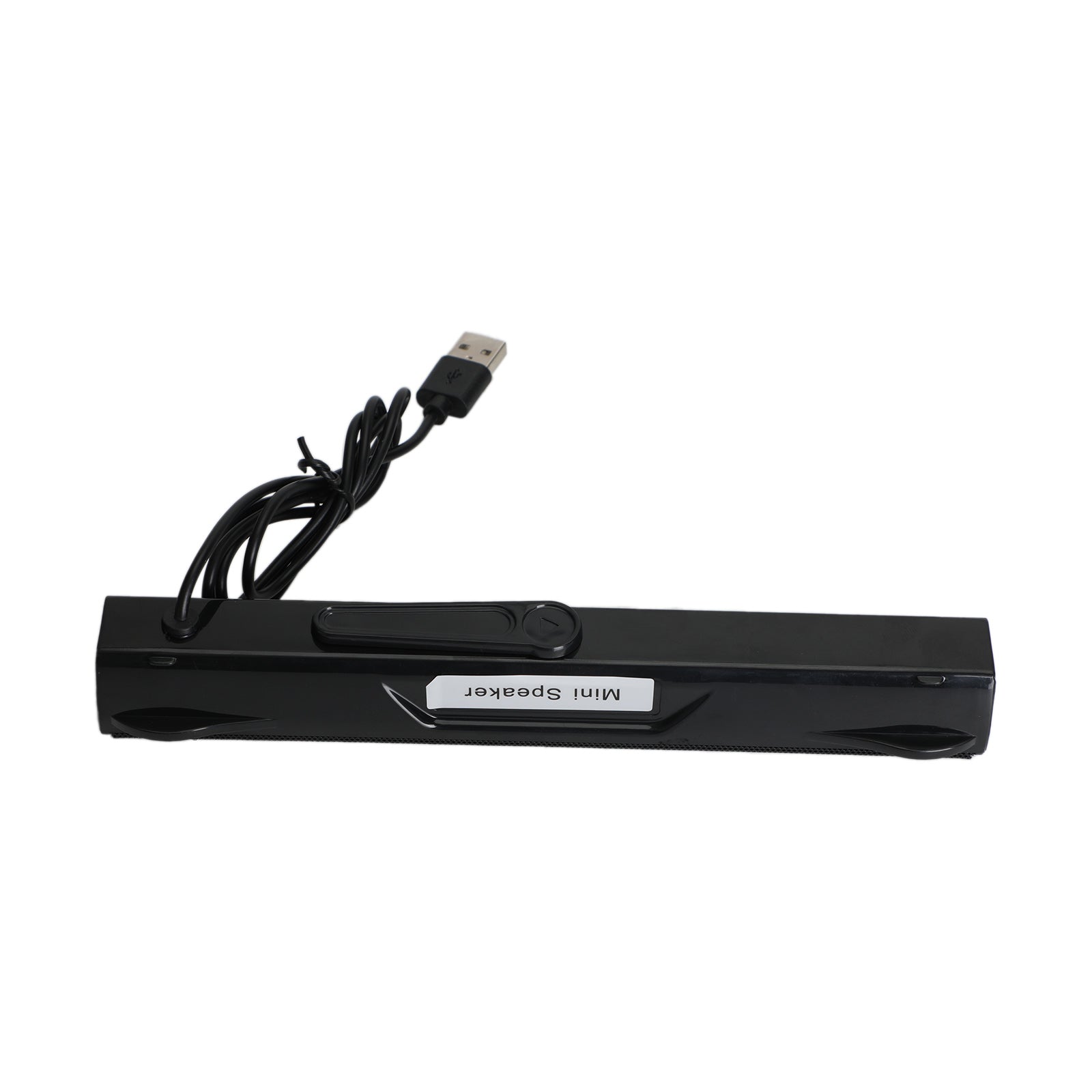 USB Wired Computer Speakers Stereo Sound Bar 3.5mm Jack for Desktop Laptop Black