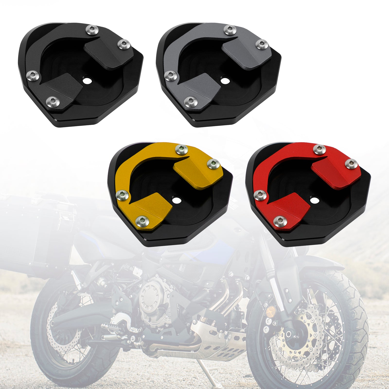 Kickstand Enlarge Plate Pad fit for Yamaha XT1200Z XT1200ZE Super Tenere 2014-21