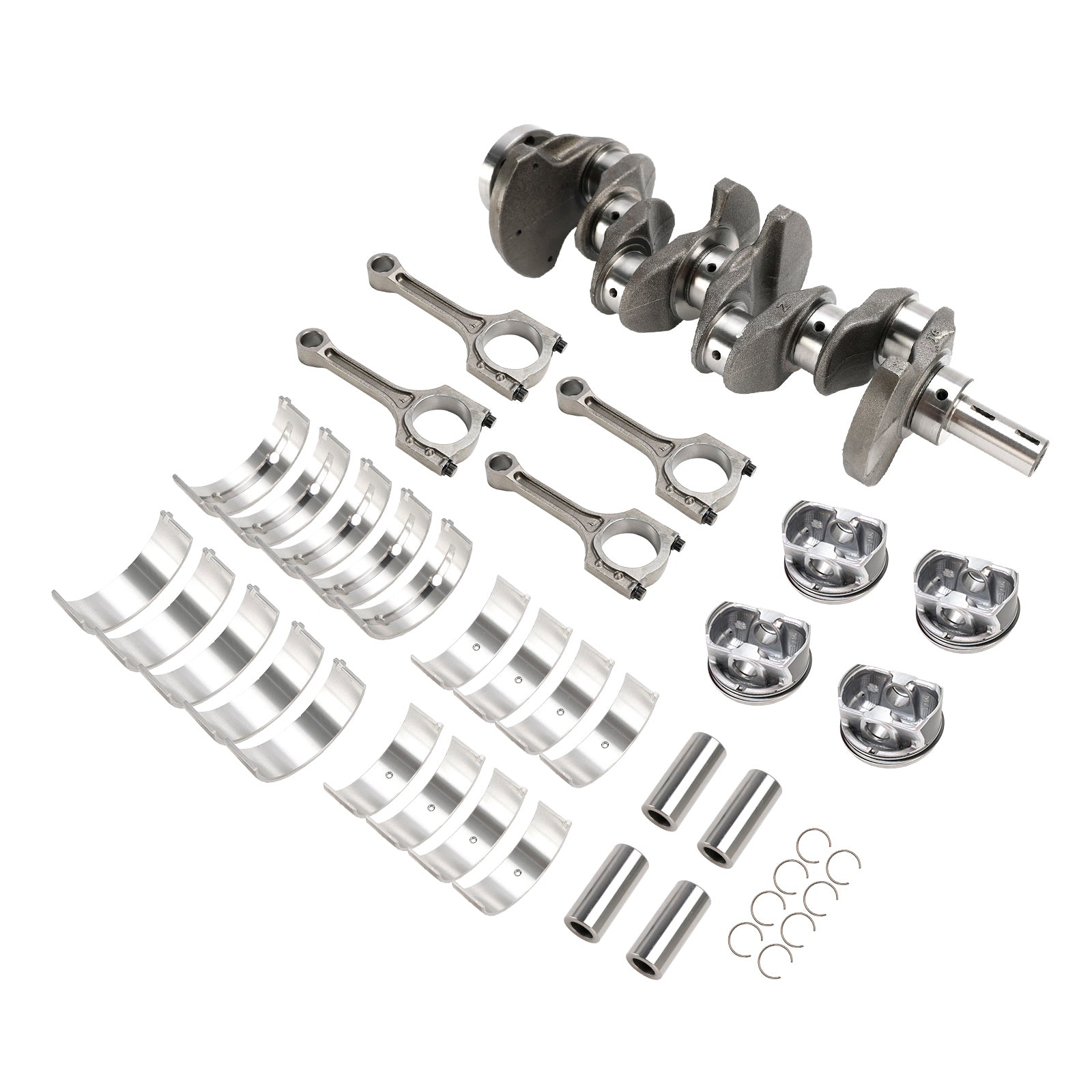 Kit de pistão de hastes de virabrequim de motor Hyundai Tucson G4KD 2.0L 2005-2010 e conjunto de rolamentos