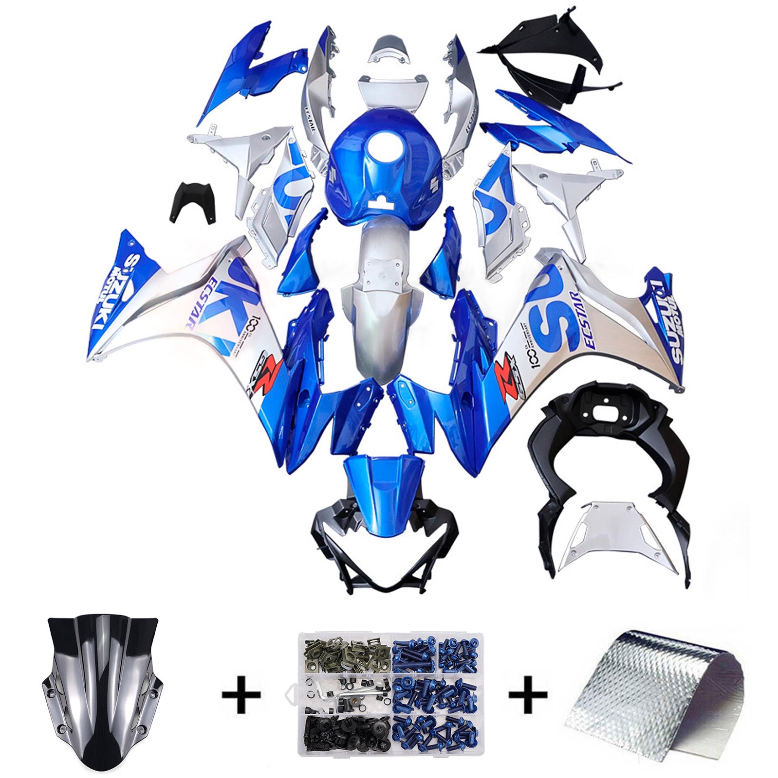 Injection Fairing Kit Bodywork Plastic ABS For Suzuki GSX250R 2017-2020