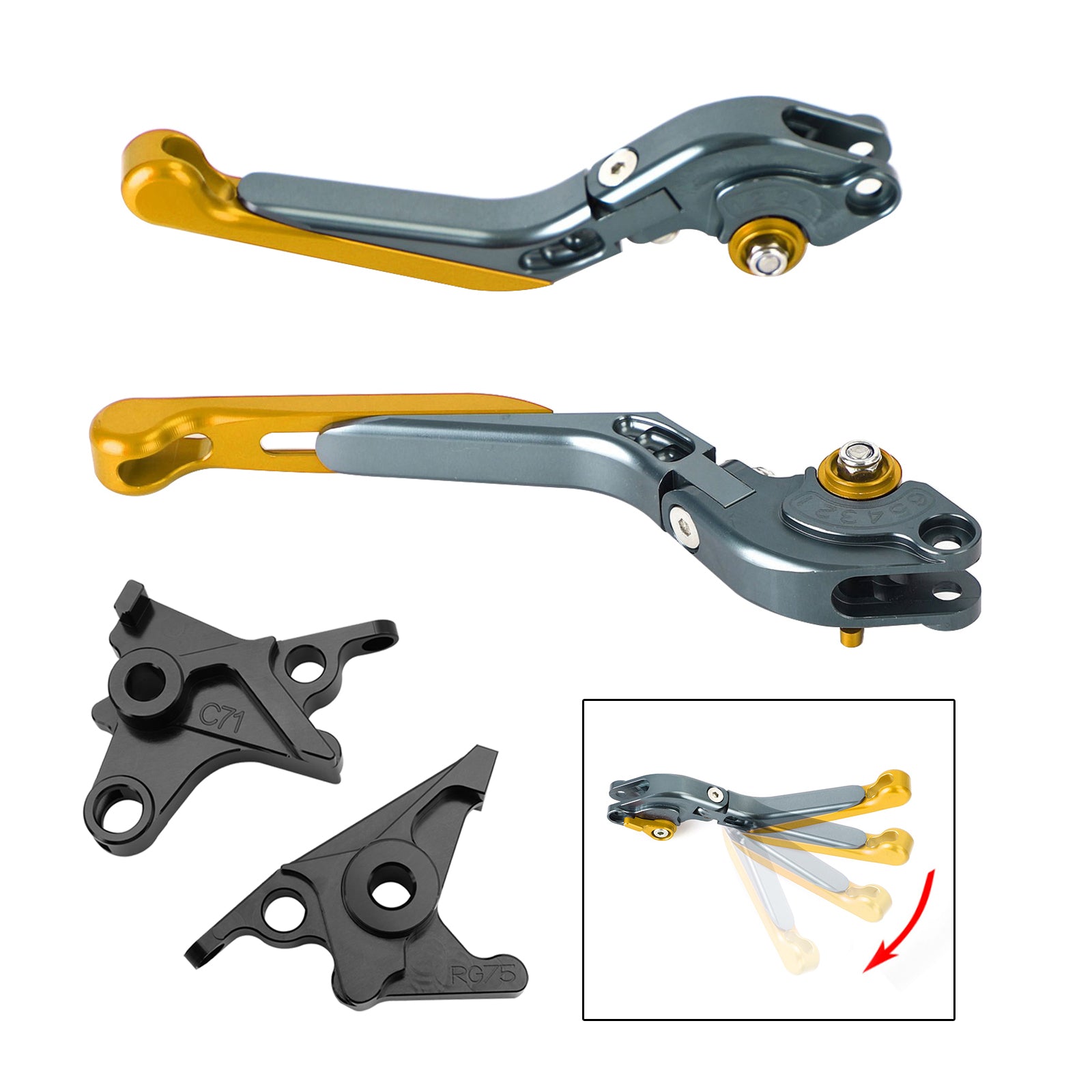 2017-2023 BMW R Nine T /Pure /Racer Justerbar clutchbremsespak