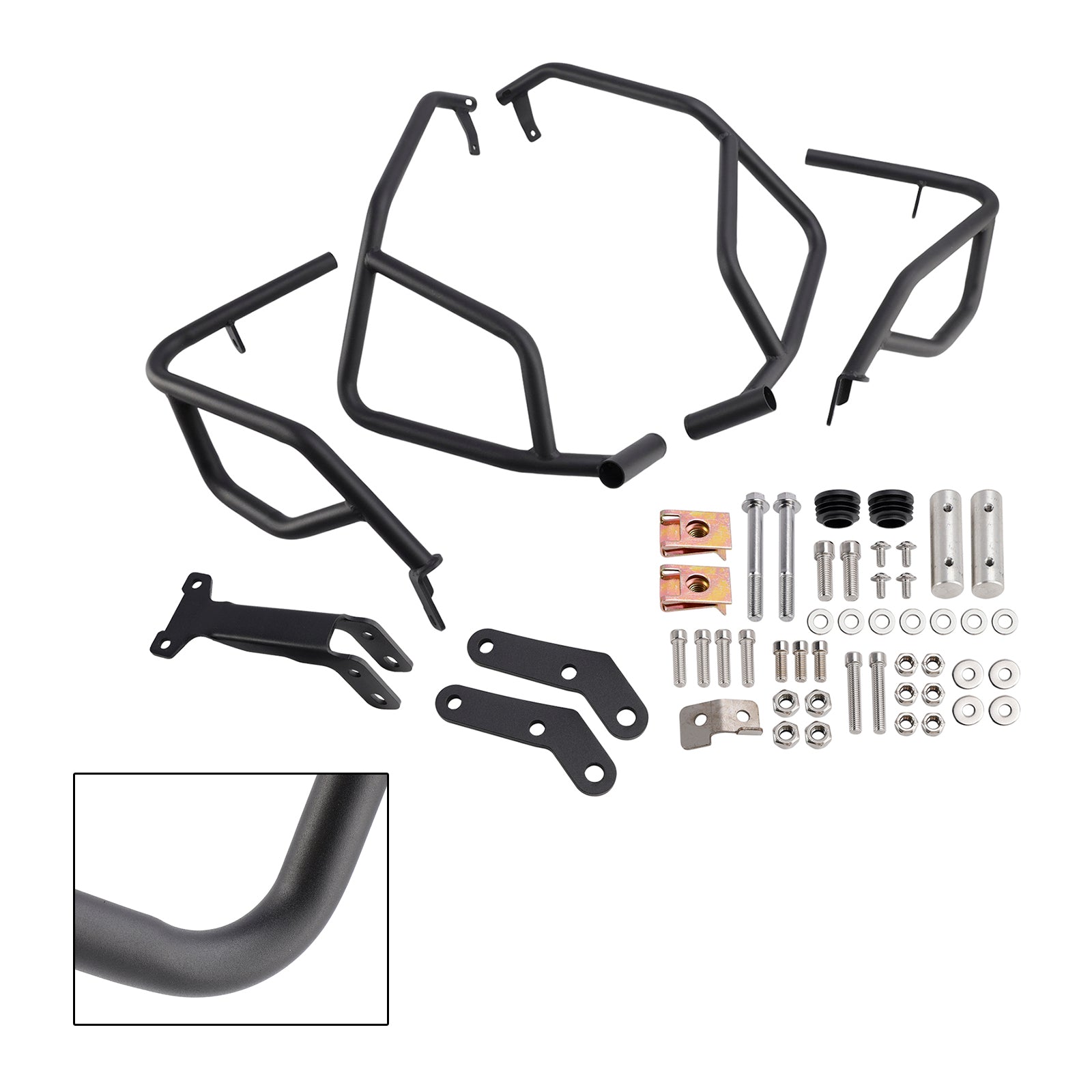 2023-2024 Honda XL750 Transalp Engine Guard Crash Bar Frame Protector stötfångare Silver