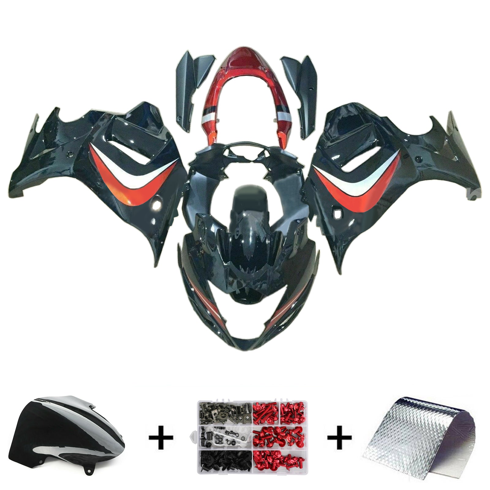 2008-2013 Suzuki Katana GSX650F Injection Fairing Kit Bodywork Plastic ABS