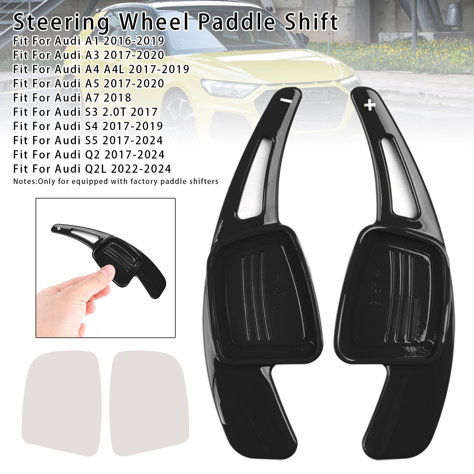 Ratthjulets skifterforlengelse for Audi Q3 Q5 Q7 S3 S4