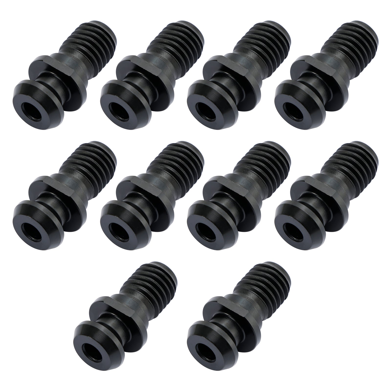 10Pcs CAT40 45° 0.740" Coolant Pull Stud Retention Knob For Mazak Fadal Black