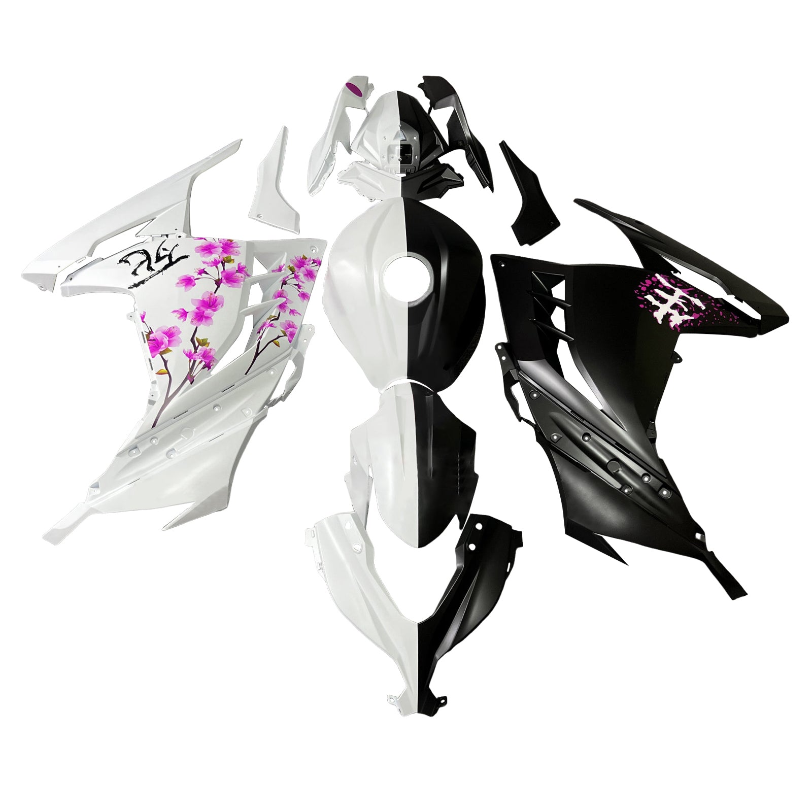 Injection Fairing Kit Bodywork Plastic ABS fit For Kawasaki EX300 Ninja300 2013-2024