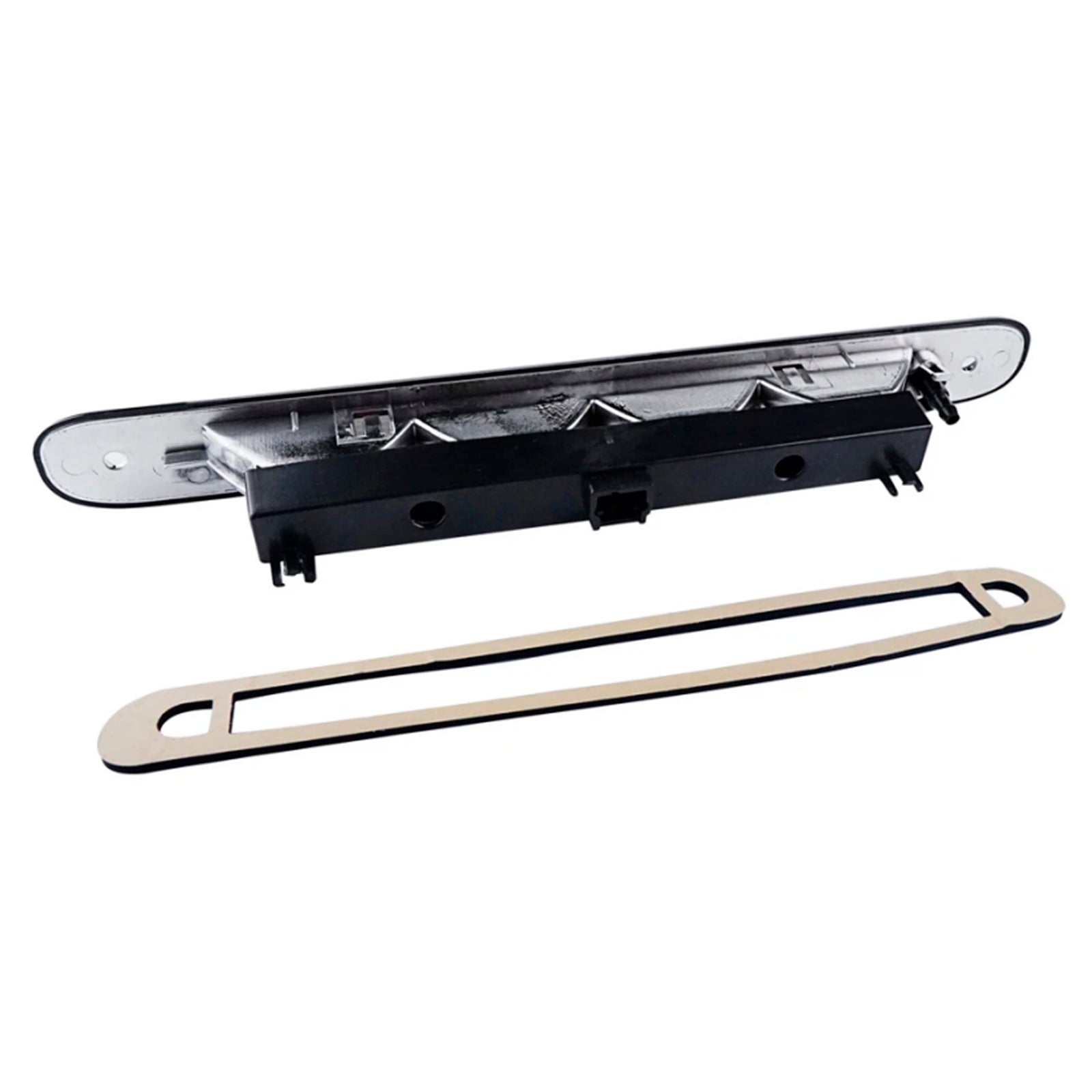 Luz de freno trasera de alto nivel, negra, tercera parada, para Citroen C1, Peugeot 107