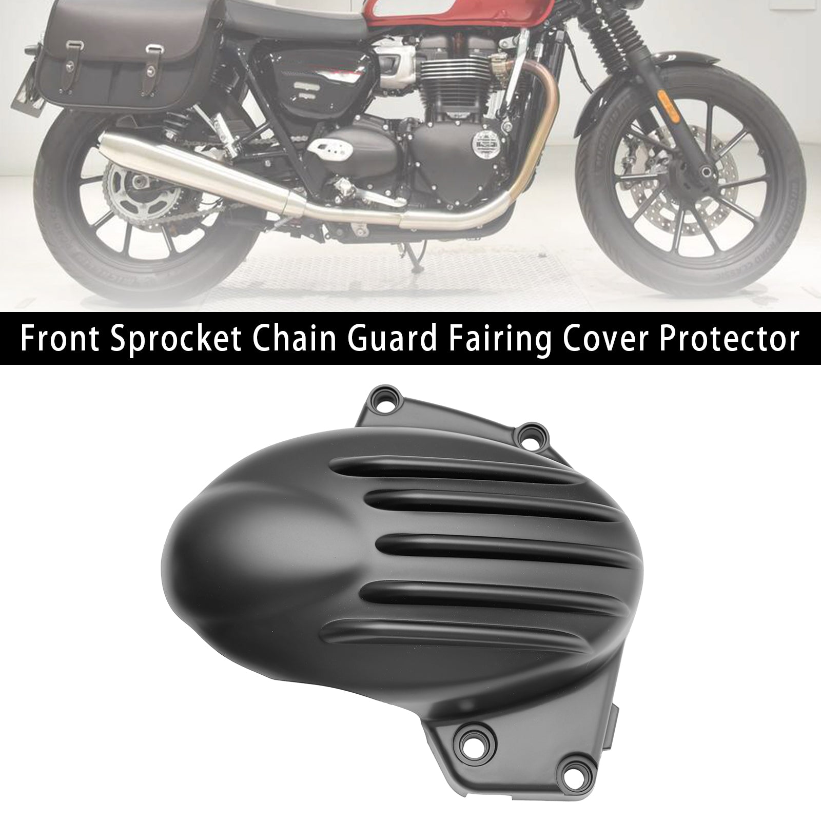 Front Sprocket Chain Guard Fairing Cover For Speed Twin 900 2023-2024