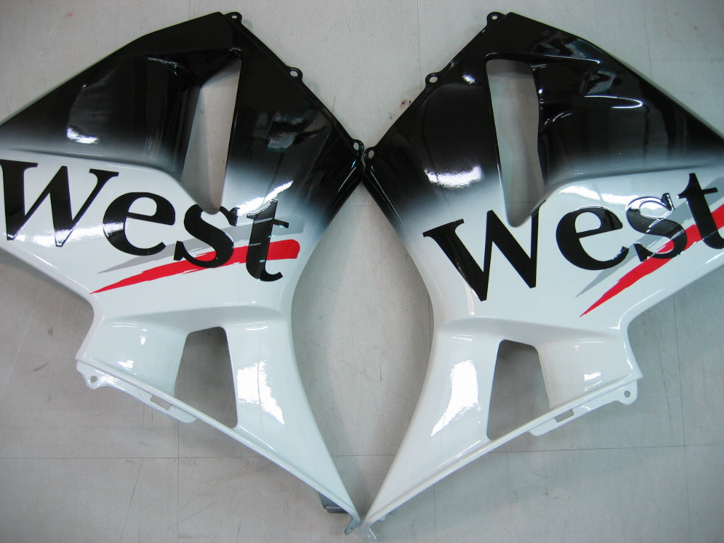 2003-2004 Honda CBR 600 RR Black West Racing Fairings Generic