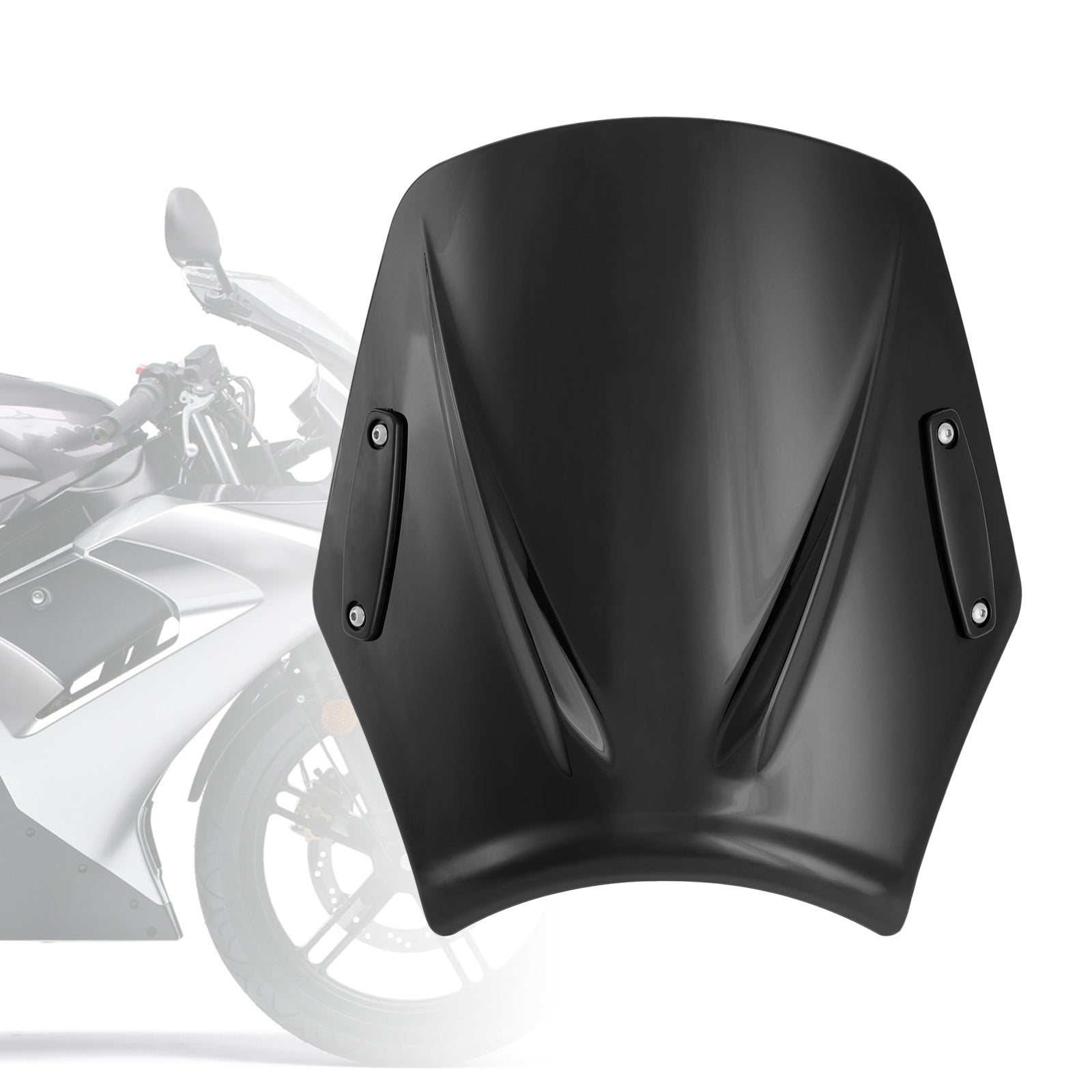 Moto avec guidon 22mm / 7/8 "pare-brise pare-brise universel