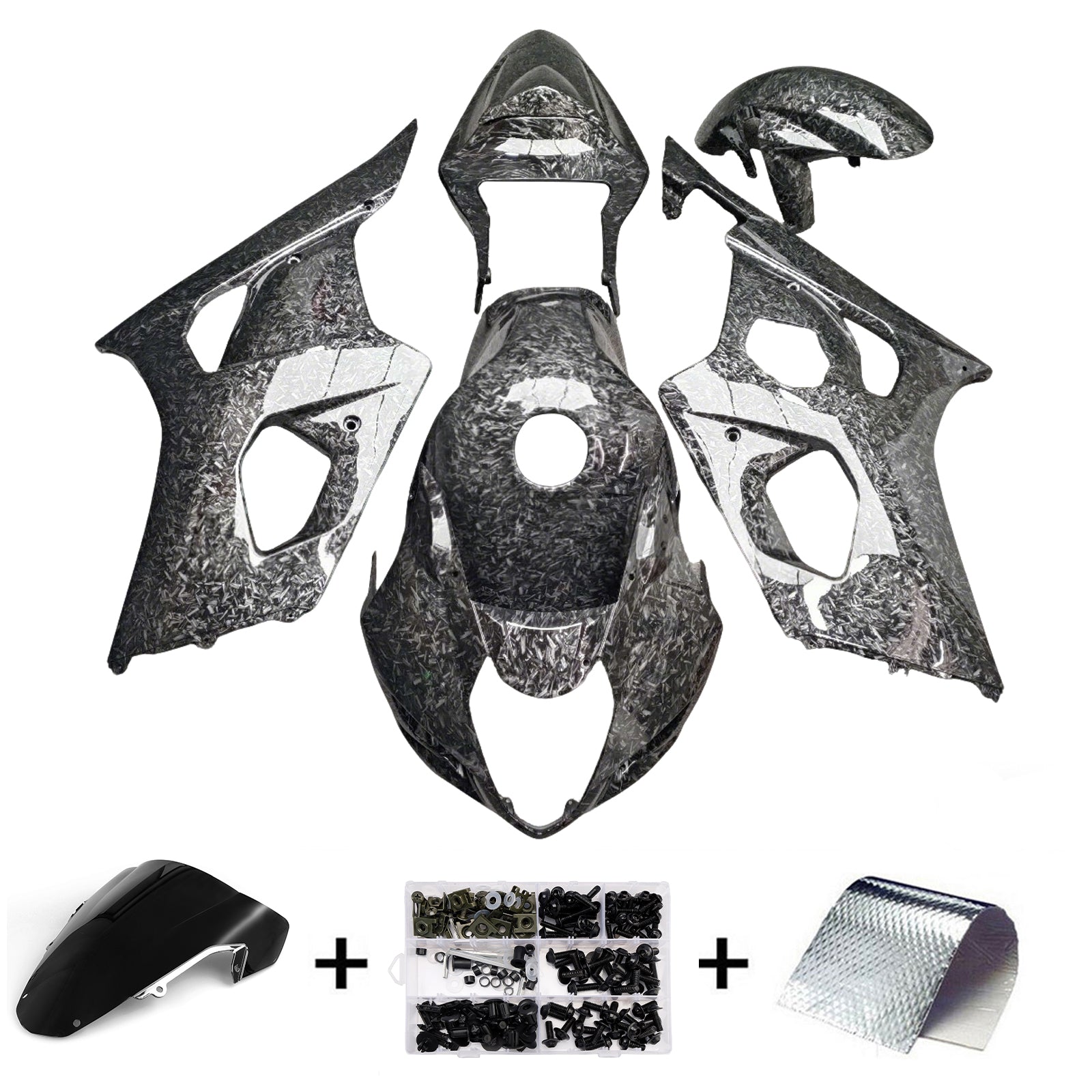 Kit de carenagem de injeção Abs de plástico para Suzuki GSXR1000 2003-2004 K3